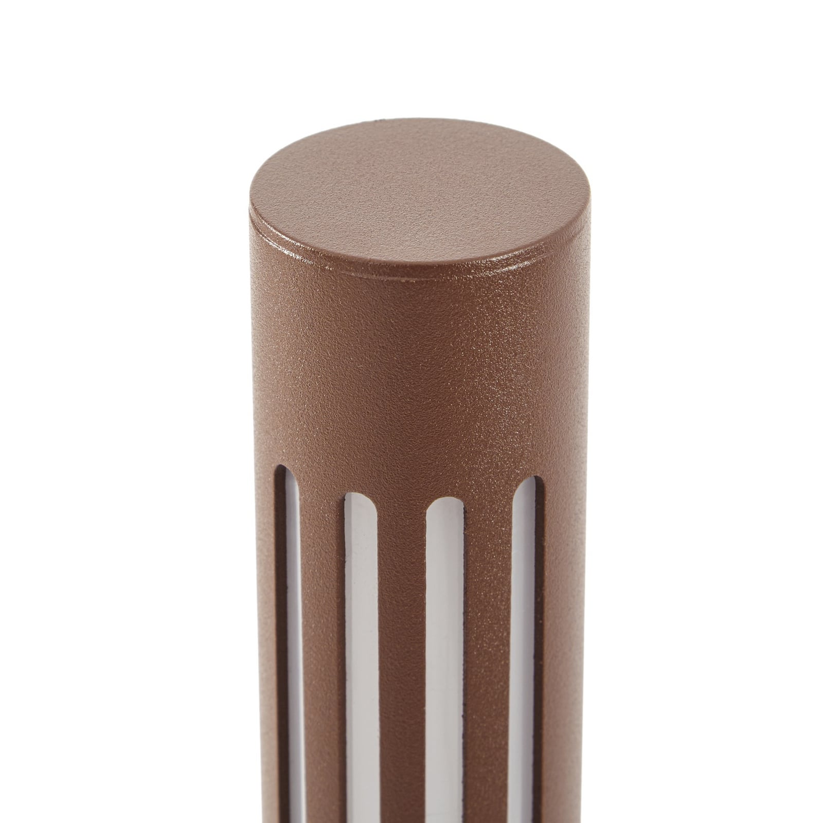 Lindby słupek oświetleniowy LED Fjorya, wysokość 90 cm, brązowy, IP65 Lindby słupek oświetleniowy LED Fjorya, wysokość 90 cm, brązowy, IP65