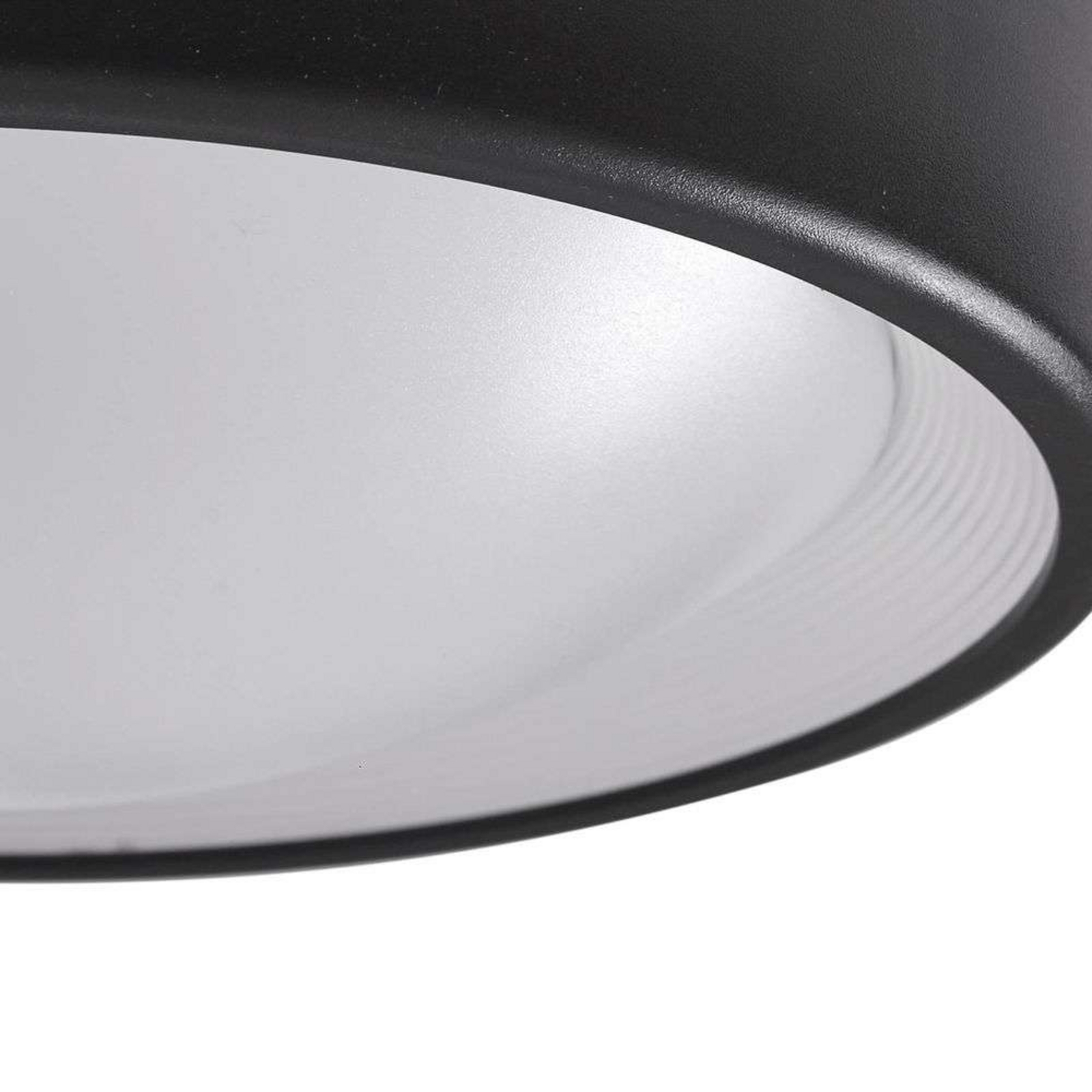 Niniel Round LED Plafonieră Exterior Black/White - Lindby