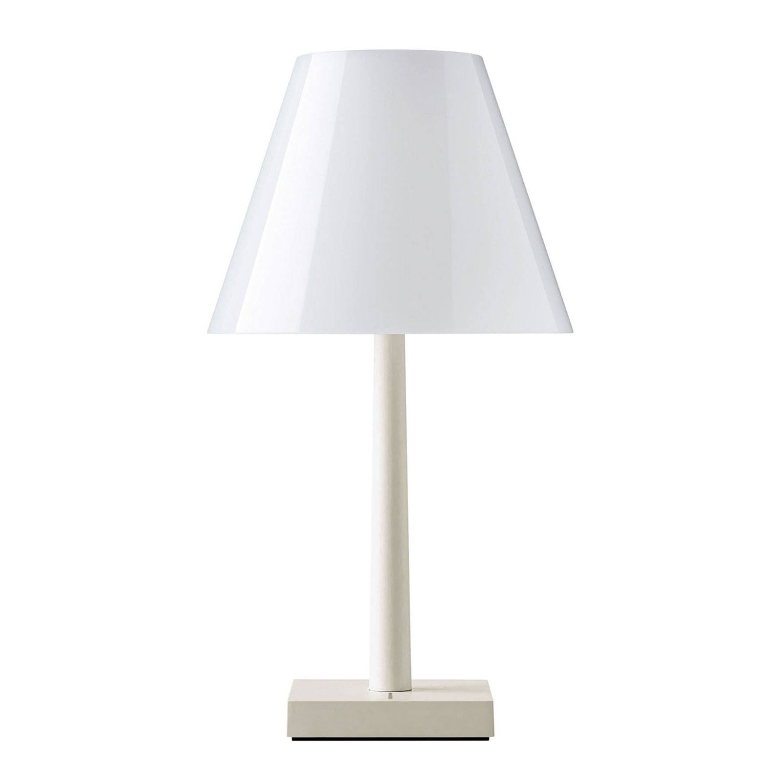Rotaliana Dina T1 LED table lamp white/champagne, for Living / Dining Room, plastic, aluminium, 8.2 W, H: 37 cm