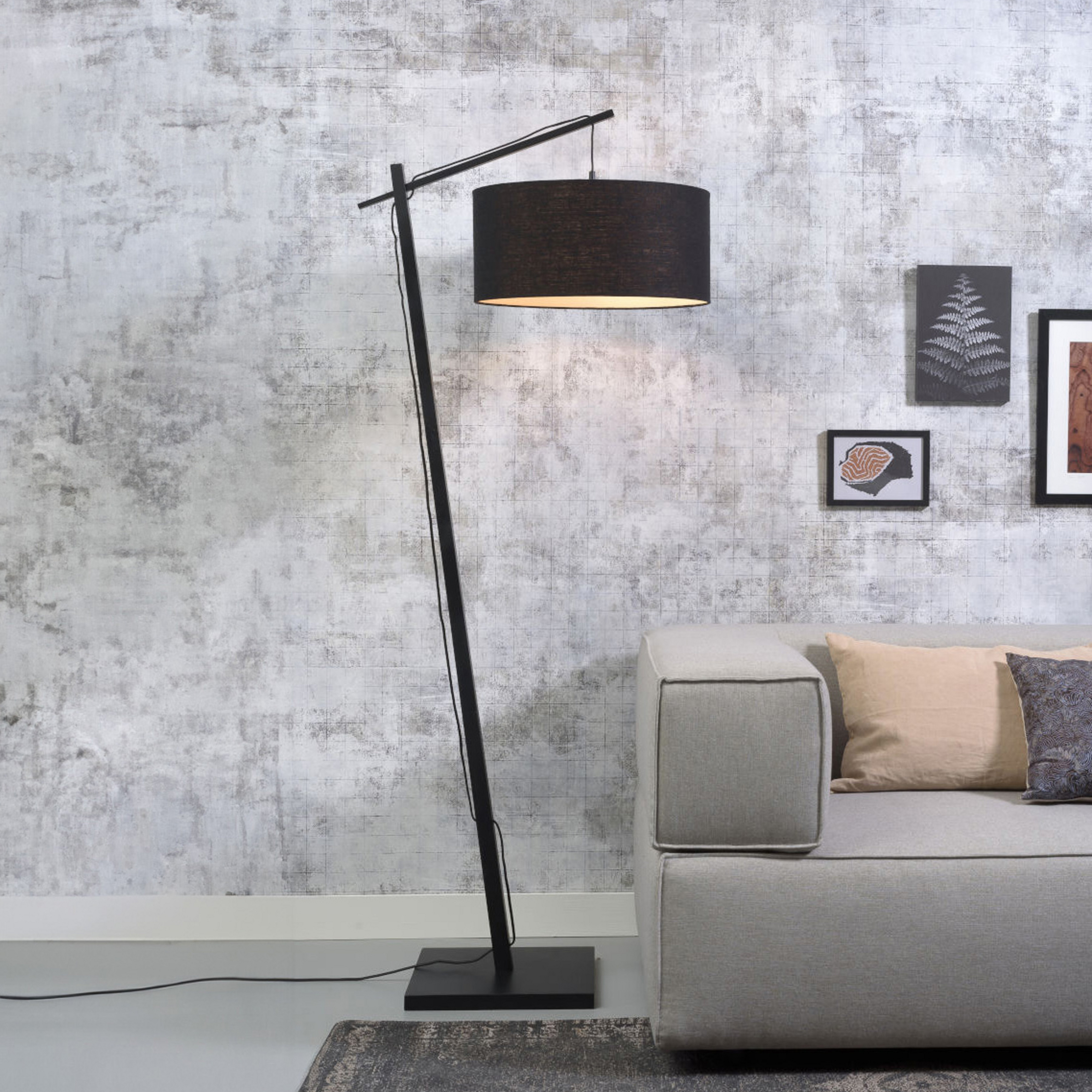 Lampa stojąca Good & Mojo Andes, czarny/czarny
