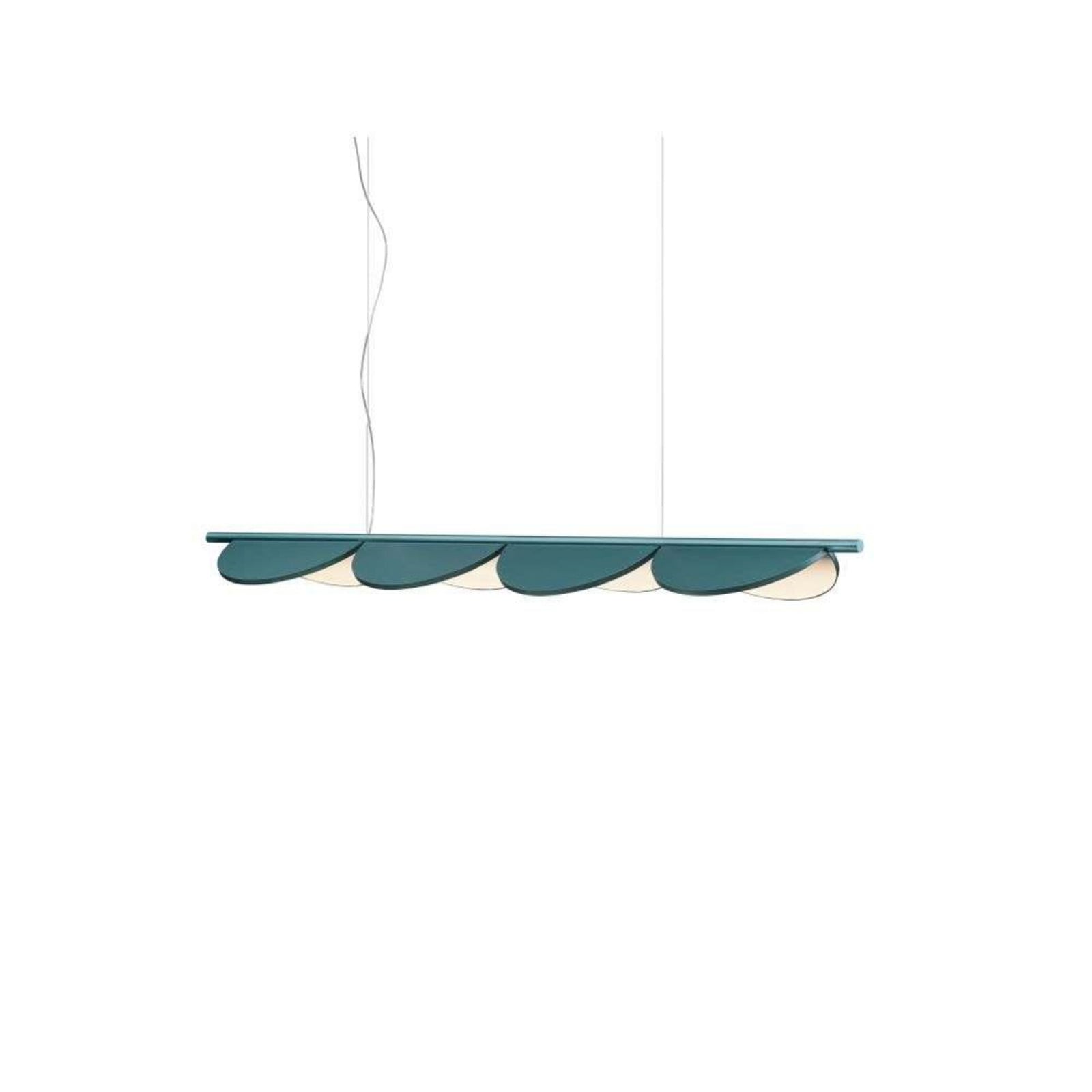 Almendra S4 Pendelleuchte Bay Blue Metallized FLOS - Aluminium