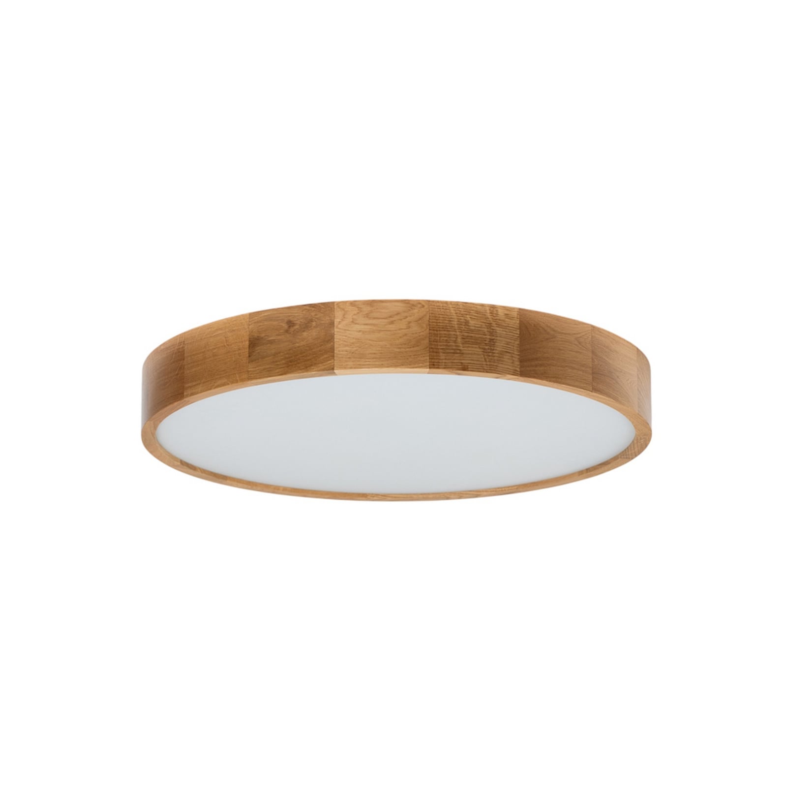 Deckenleuchte Cleo, Ø 57,5 cm, 5-flammig, Eichenholz, E27