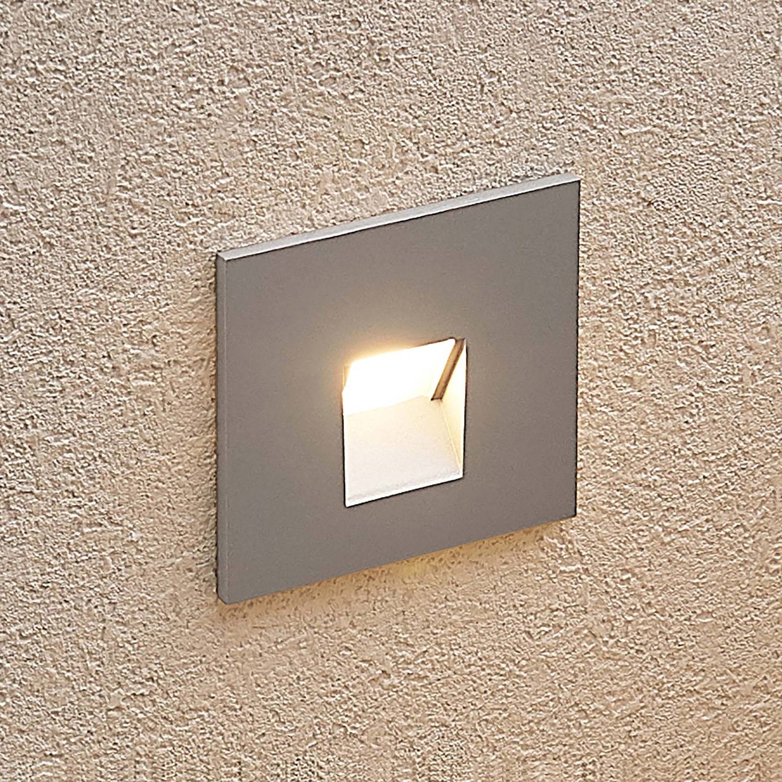 Arcchio Vexi LED indbygningslampe CCT sølv, 7,5 cm