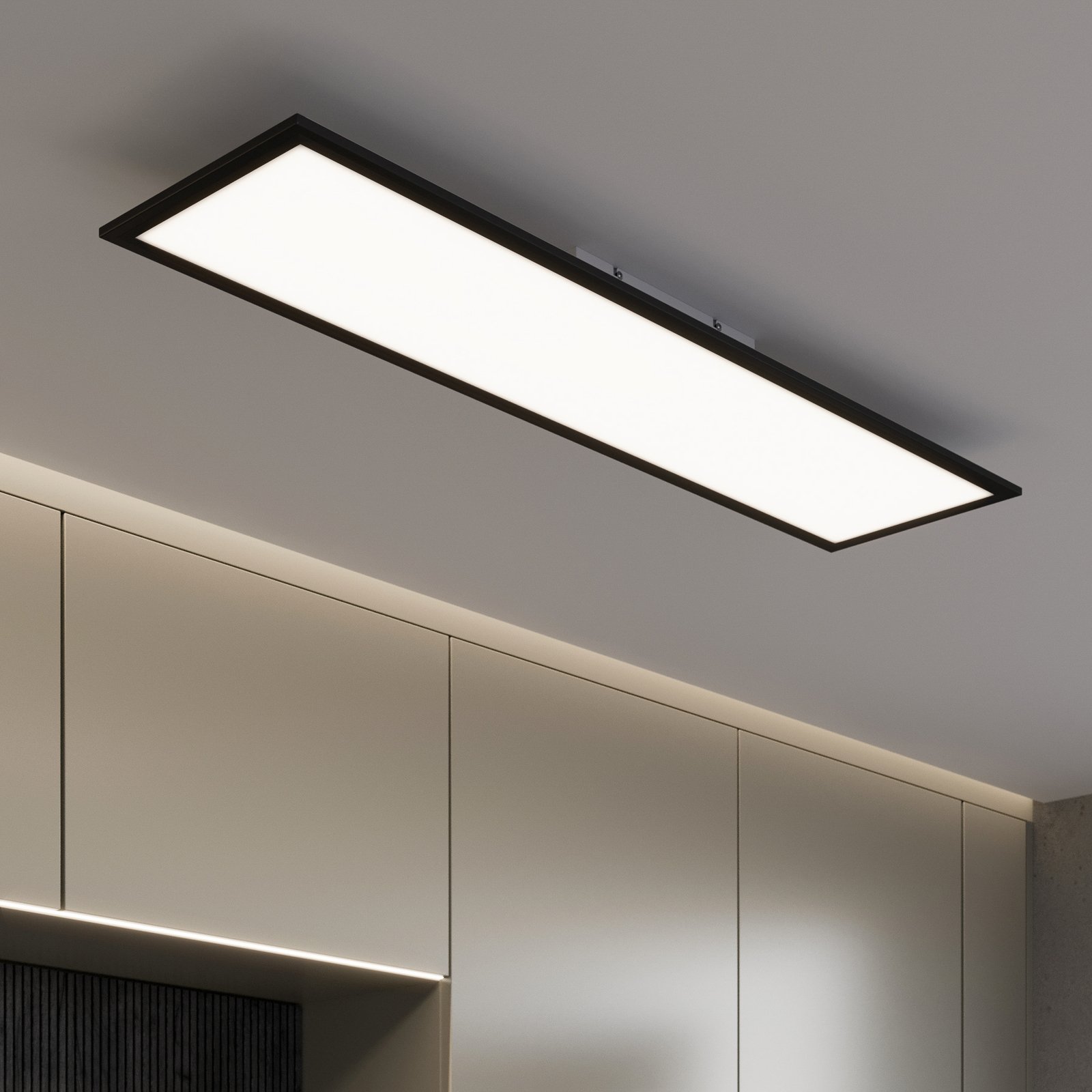 LED-panel Piatto CCT fjärrkontroll, 100 x 25 svart