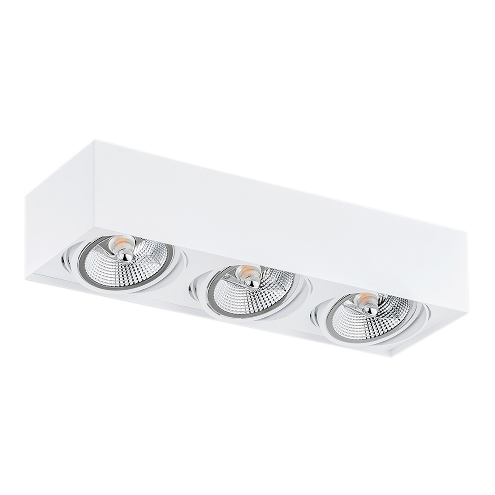 Plafondspot Ronda, 3-lamps, wit