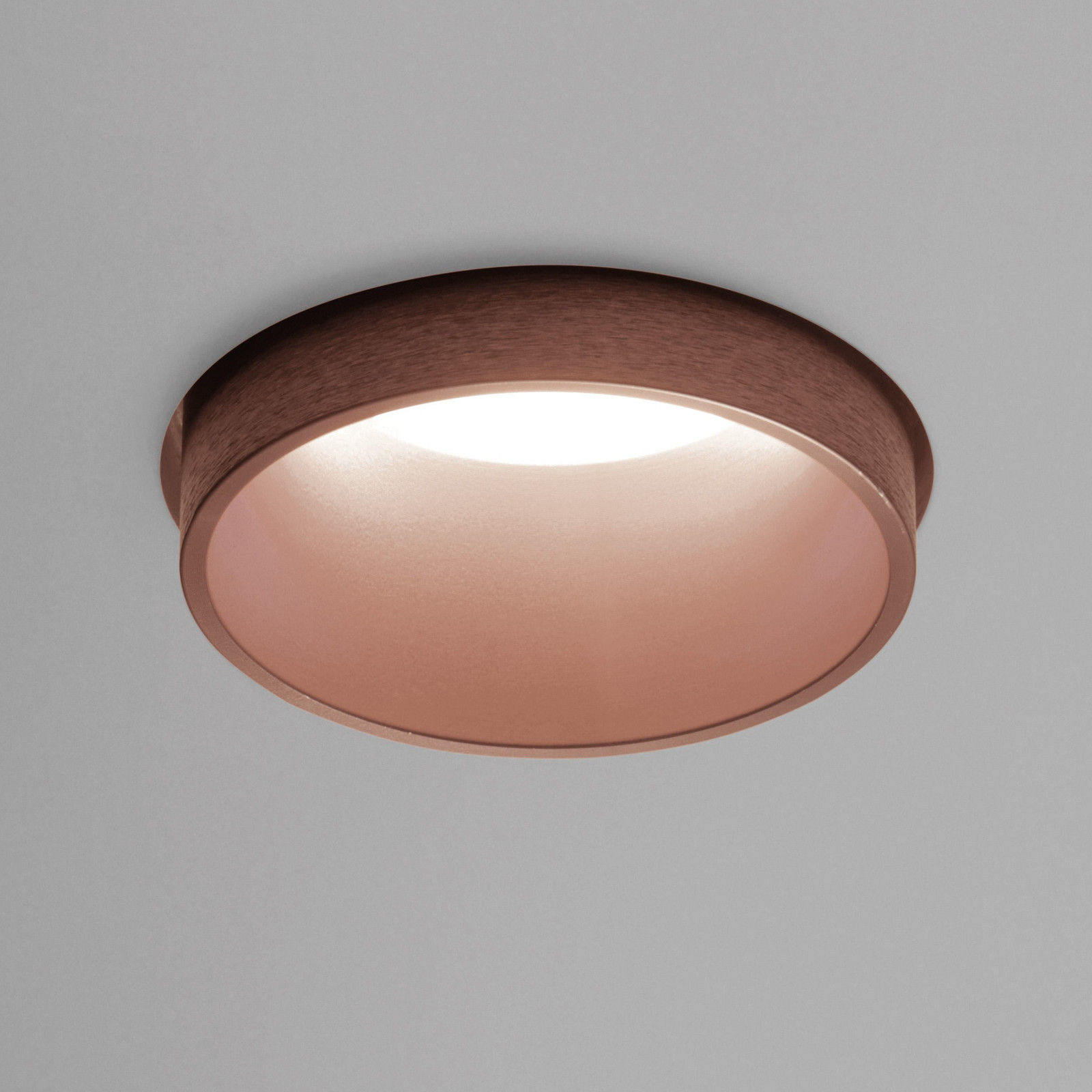 Tecnico By Sforzin Cobre Projetor De Encastrar Thessaly, Gesso, Ø 10 Cm, Gu10