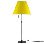 Luceplan Costanza stolná lampa D13 čierna/žltá