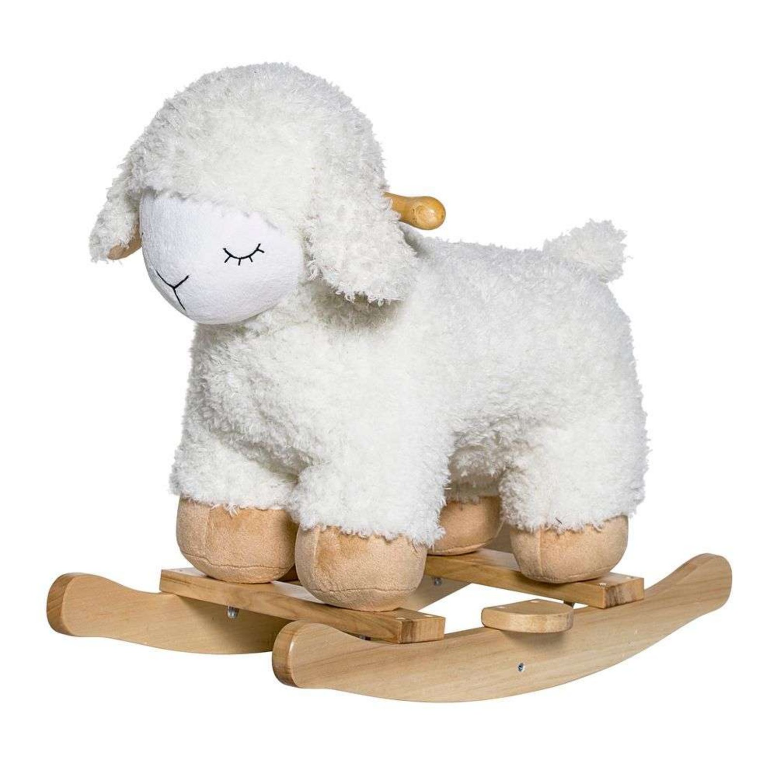 Laasrith Rocking Toy Sheep White - Bloomingville