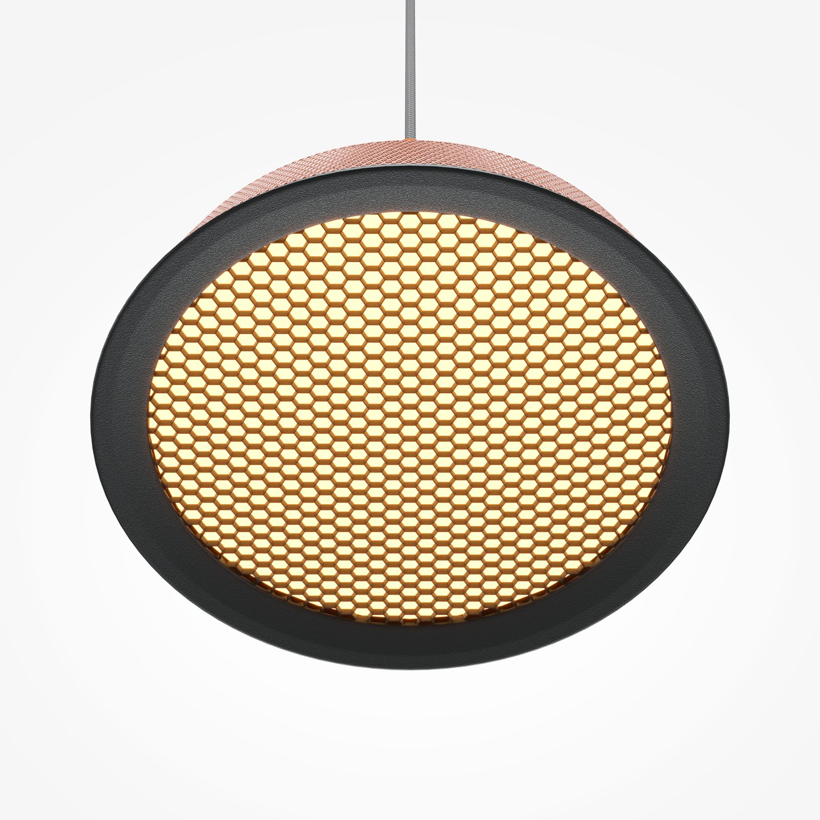 Maytoni LED-Hängeleuchte El, Ø 15,3 cm, orange, Aluminium