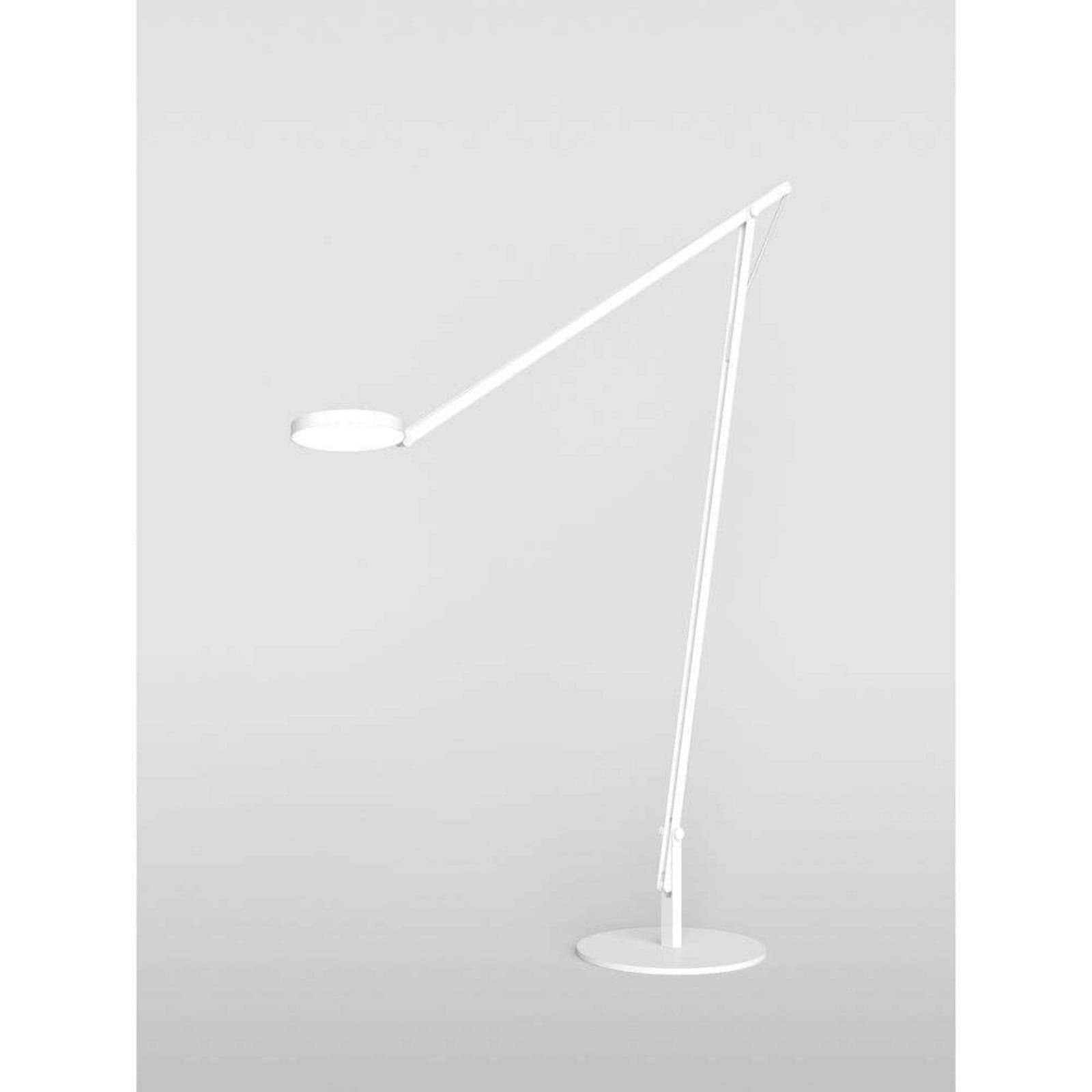 String XL Gulvlampe Matt White/Silver Rotaliana - Stue - Aluminium