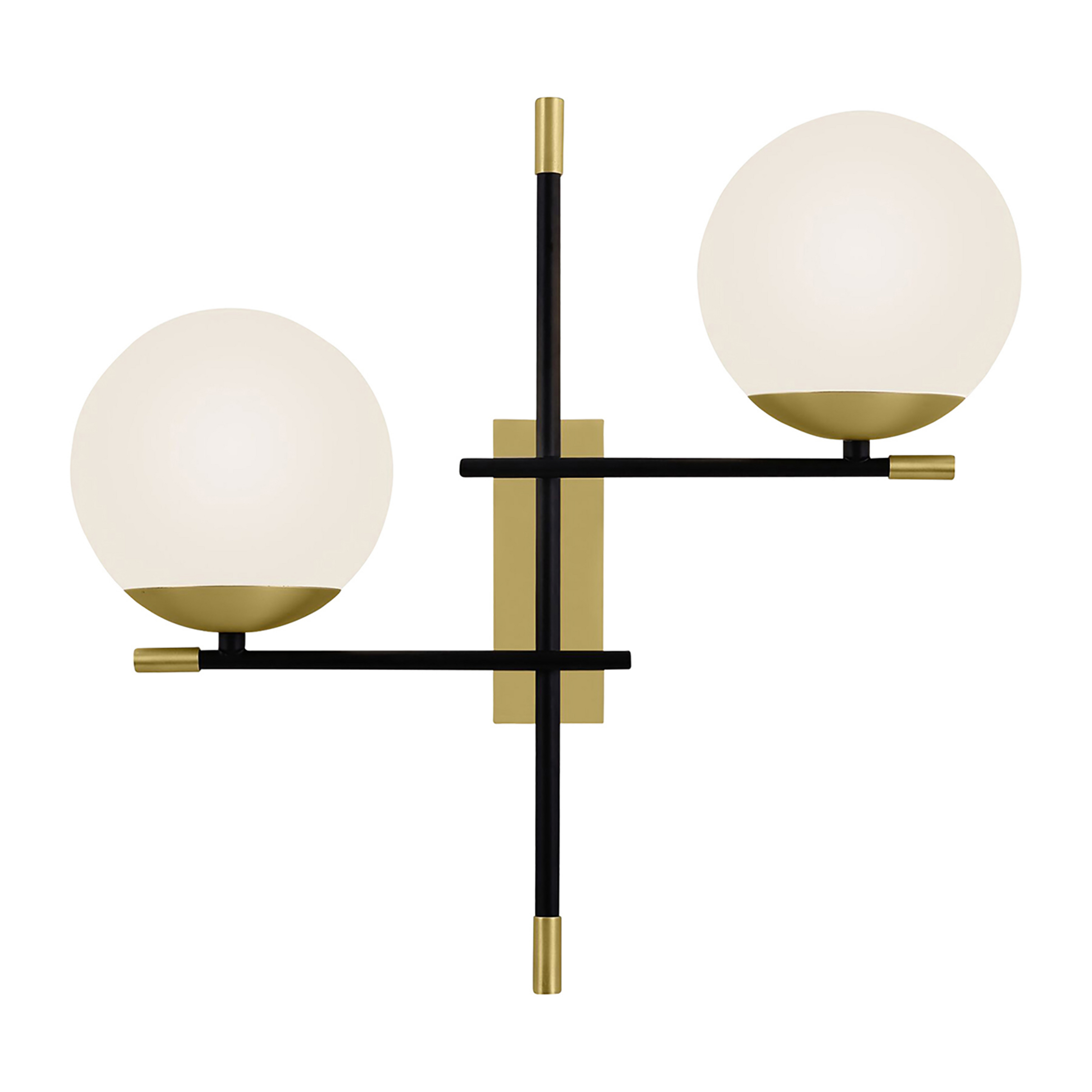 Maytoni Nostalgia Wandleuchte 2-flammig aus Glas