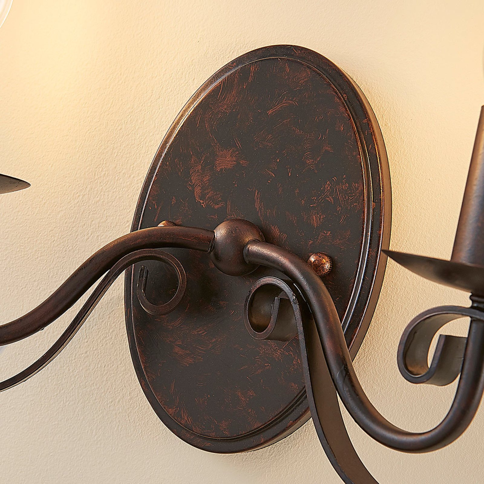 Caleb Wall Lamp Rust - Lucande