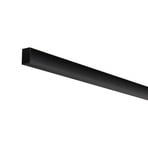 Paulmann Square profile, black, black diffuser