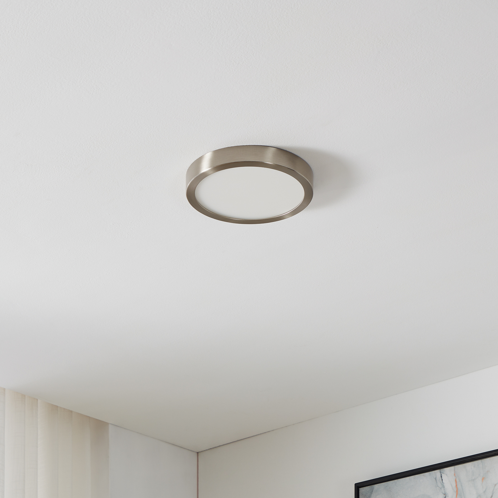 EGLO connect Fueva-Z, plafonieră EGLO connect Fueva-Z, Ø 21 cm nichel EGLO connect Fueva-Z, plafonieră EGLO connect Fueva-Z, Ø 21 cm nichel