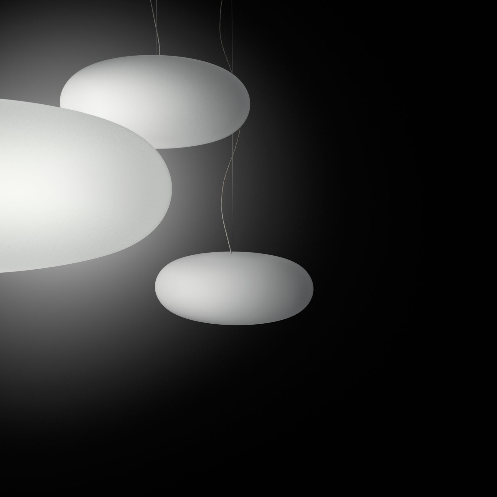 Vibia Vol 0220/0225 hanglamp van glas