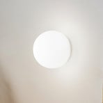 Ideal Lux стенна лампа Mapa, Ø 30 cm, E27, бял, стъкло, сферичен