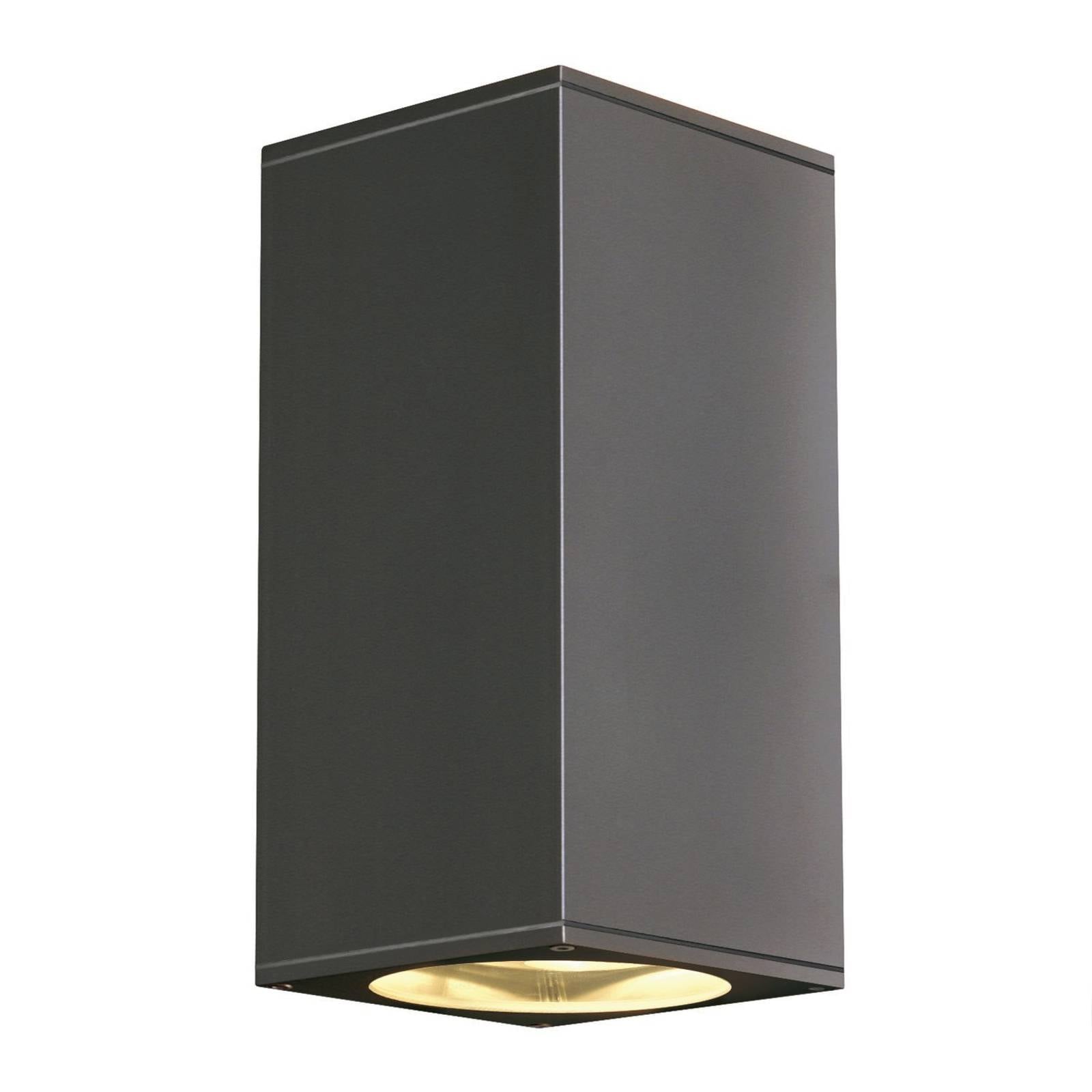 SLV Big Theo Außenwandlampe, 2fl, anthrazit