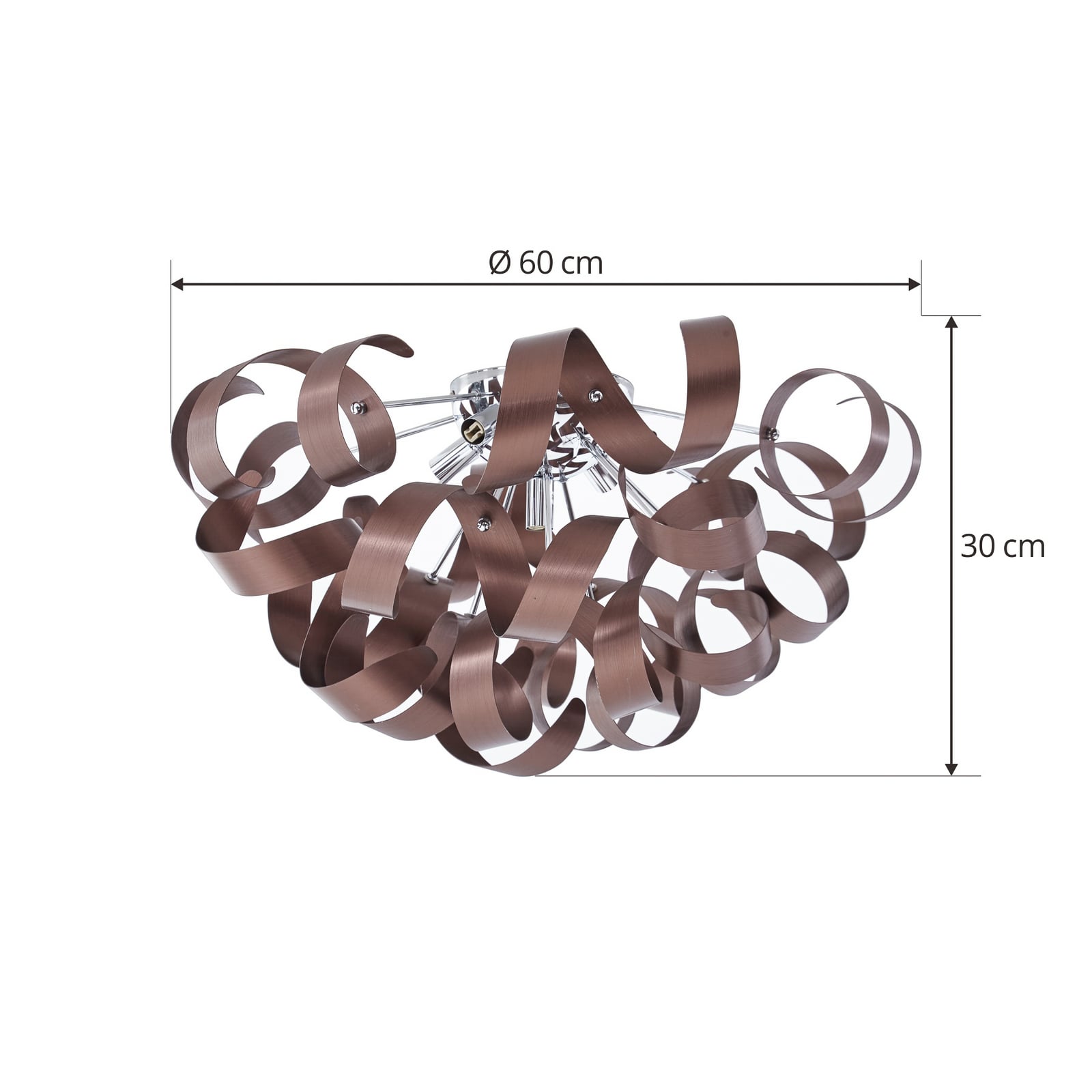 Kaelor Candeeiro de Tecto Ø54 Copper - Lucande