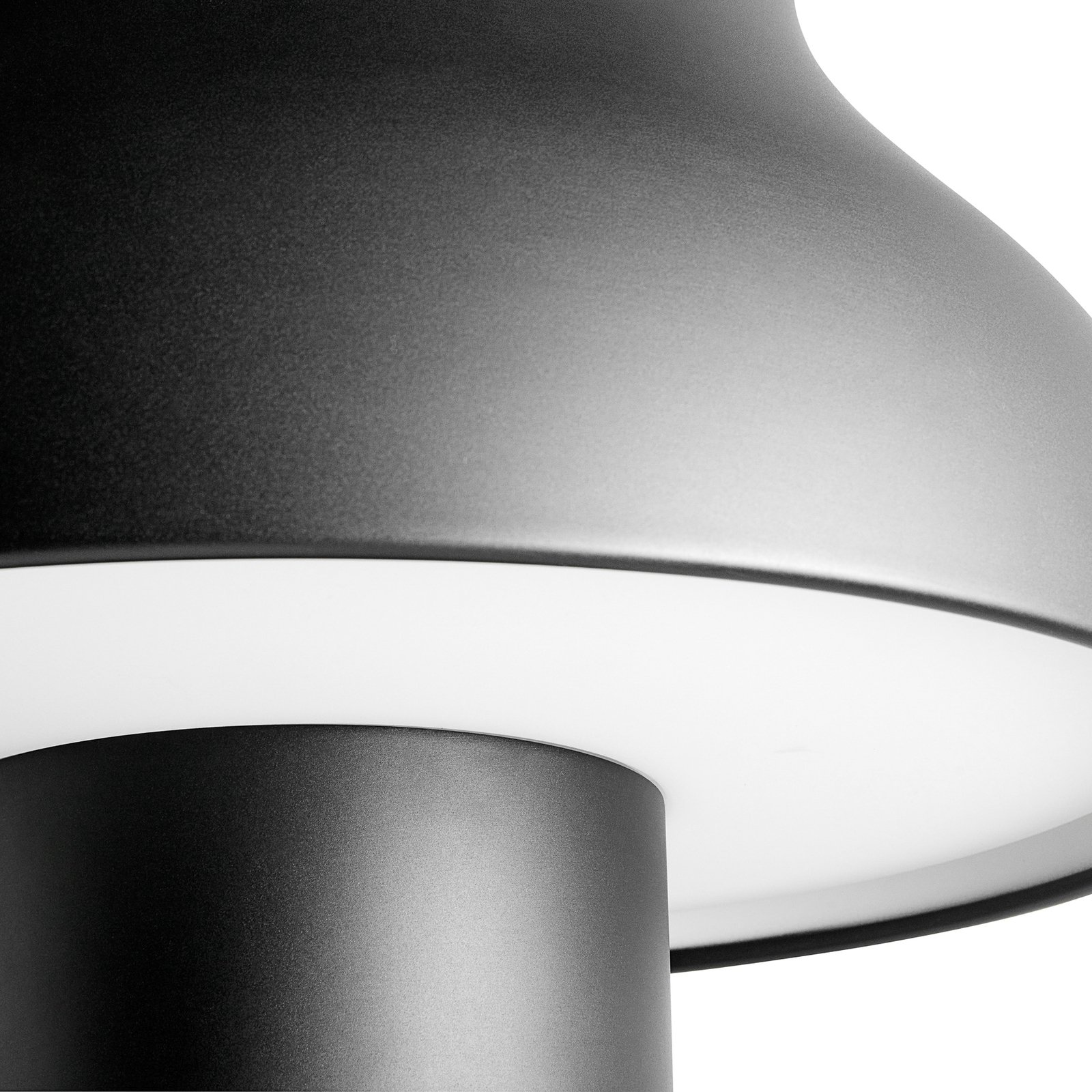 PC Bordlampe L Soft Black/Alu - HAY