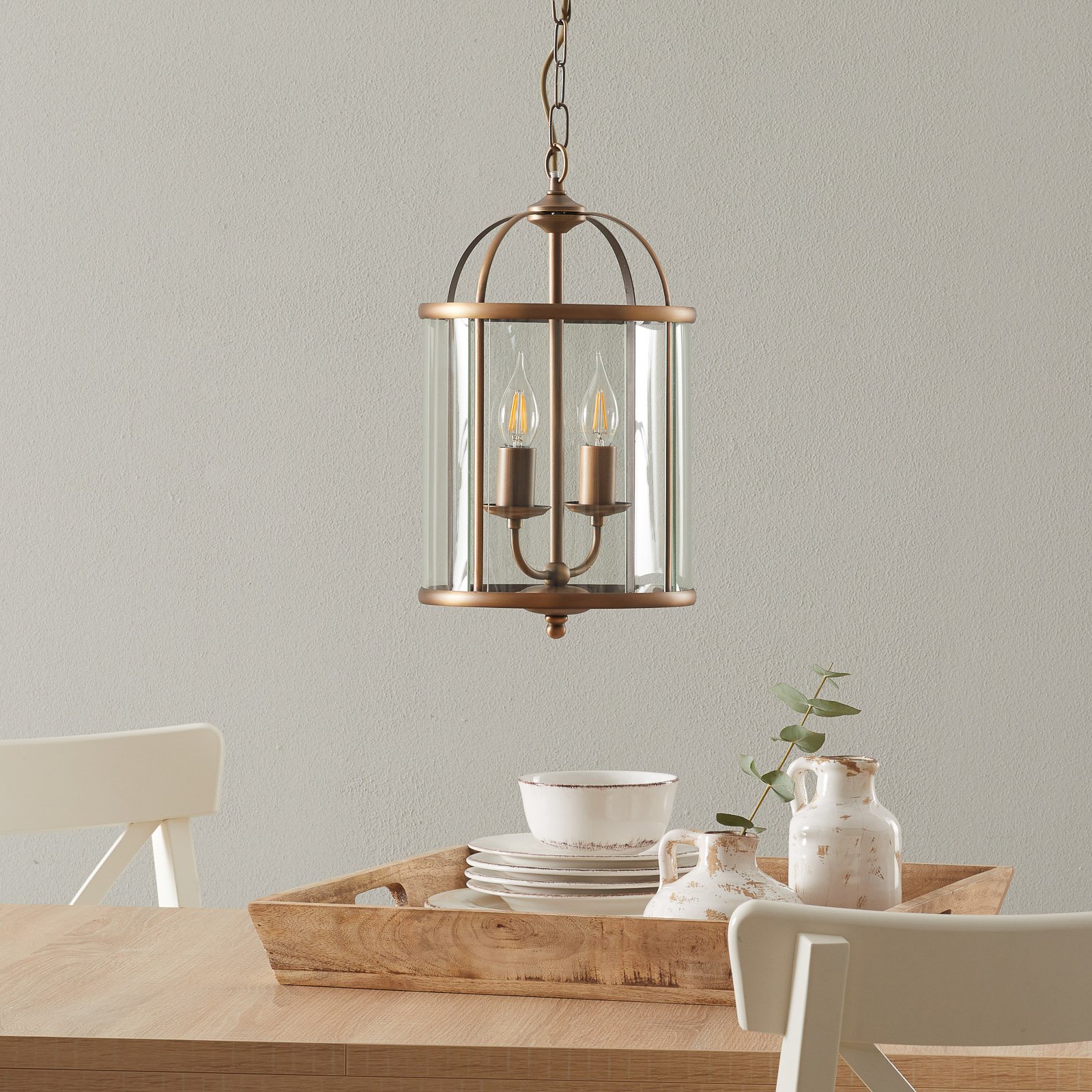 Pimpernel pendant light, Ø 23 cm, bronze