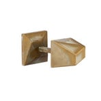 Applique murale LED Silva Edge, saillie 18 cm, laiton antique, IP65