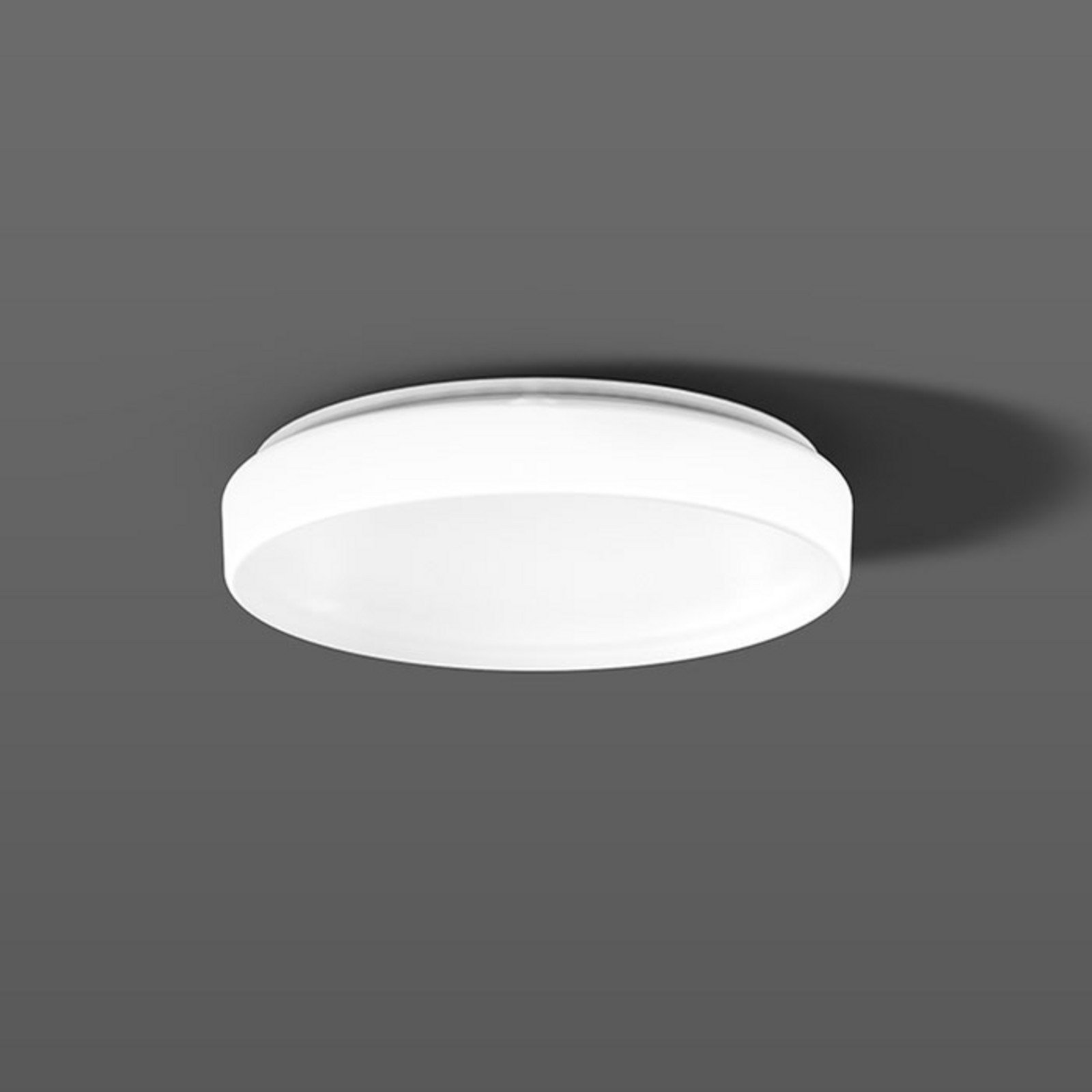 RZB Polimer plat cerc Slim on/off 13W 30cm 840 - Hol - alb opal - Plastic