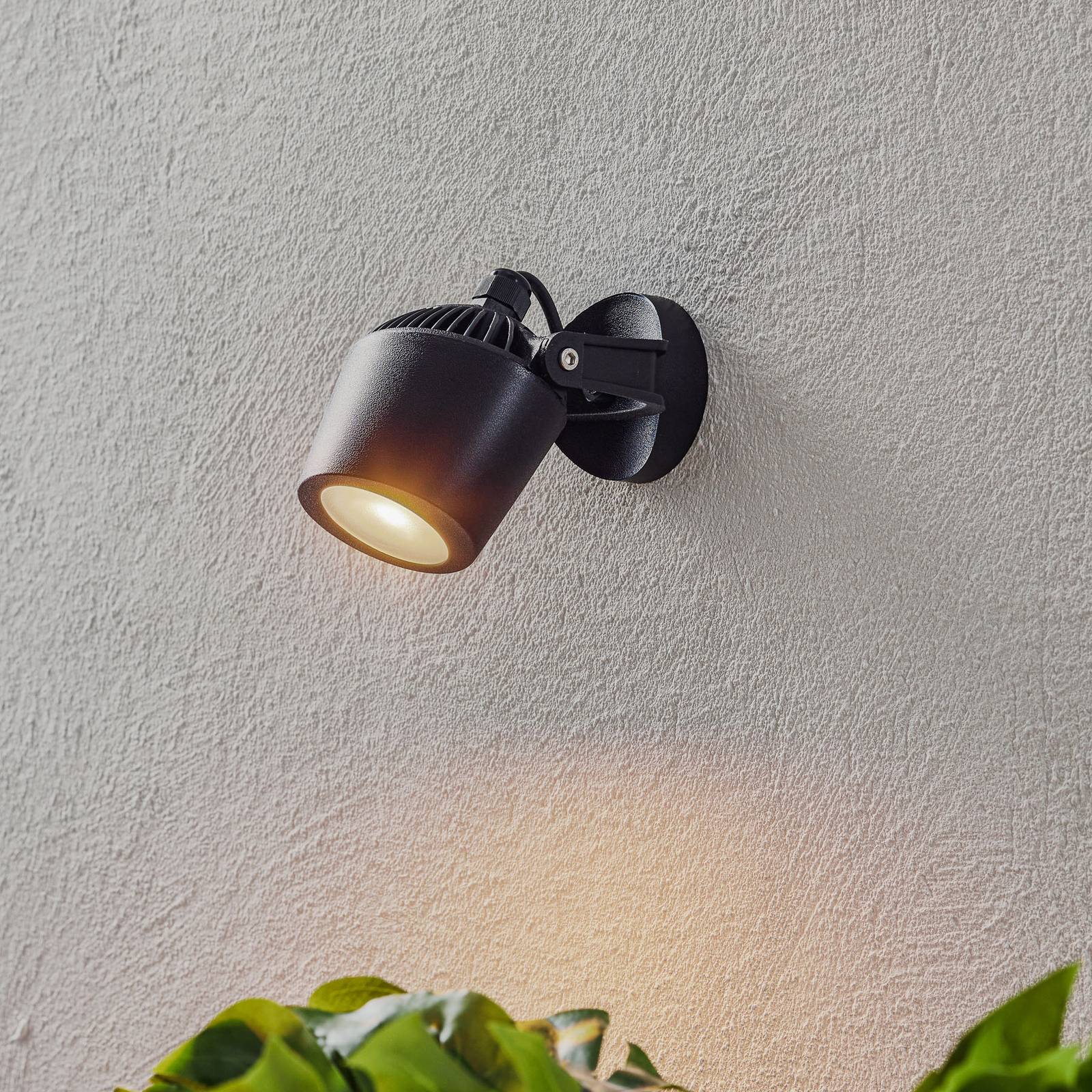Fumagalli Spot en saillie Minitommy 1 lampe CCT noir/givré