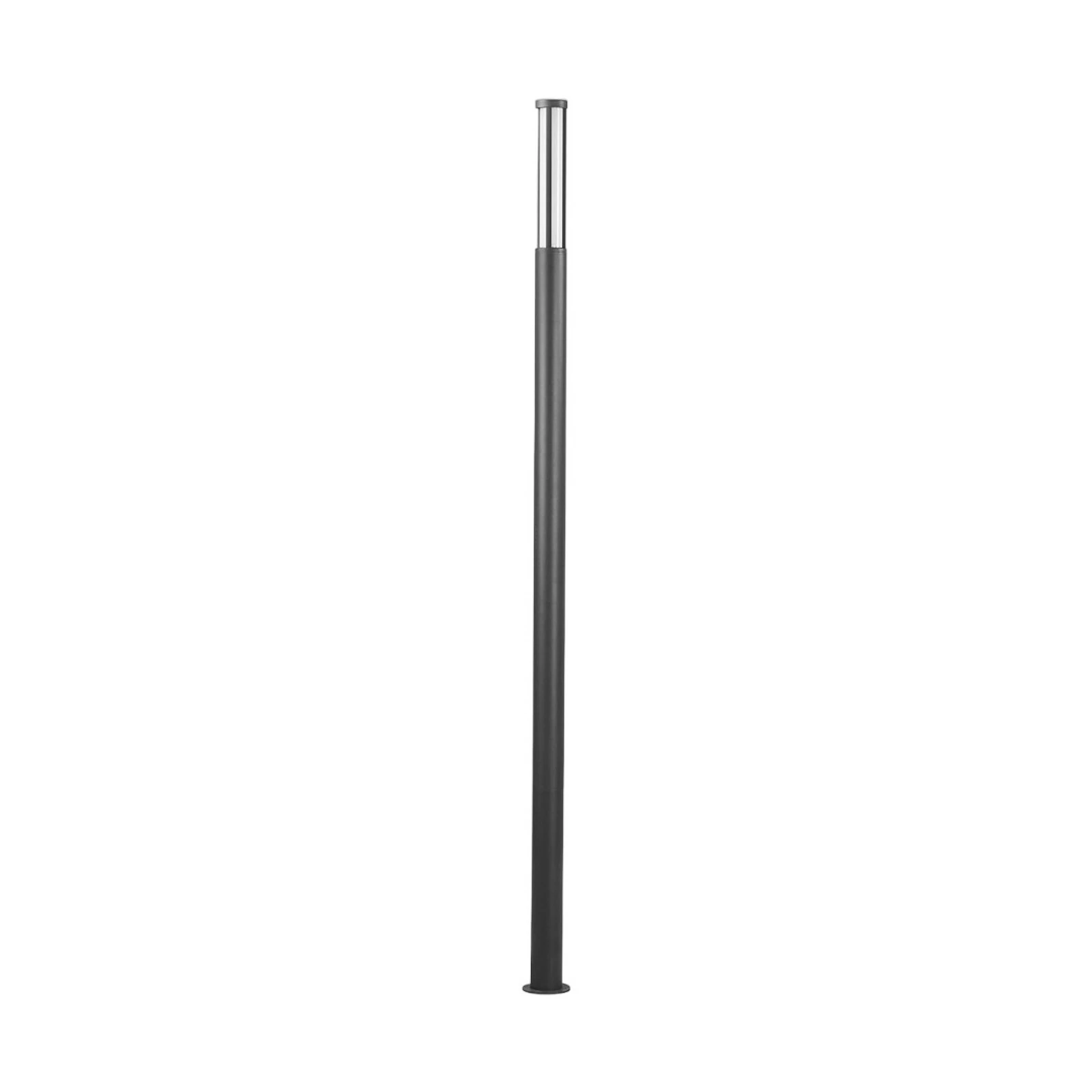 Lucande Exterier LED svietidlo Sidny, 220 cm, antracit, IP54