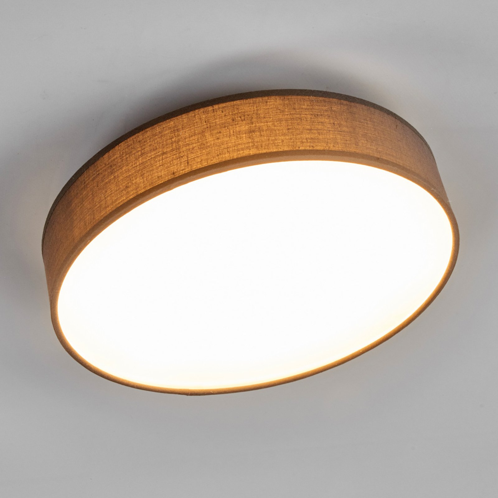 Saira Ceiling Lamp Ø30 Grey/White - Lindby