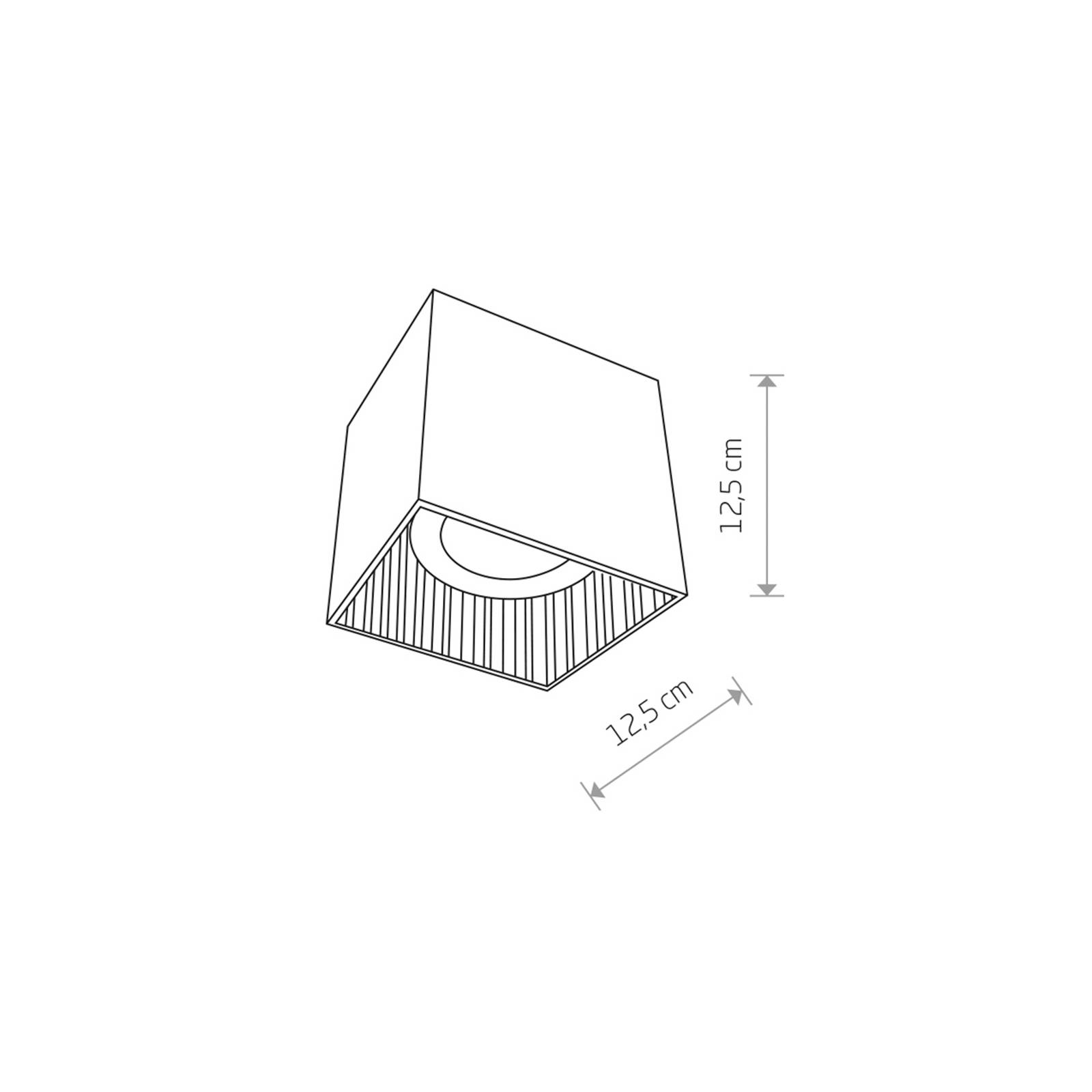 Downlight Groove, kątowy, 1-punktowy, czarny