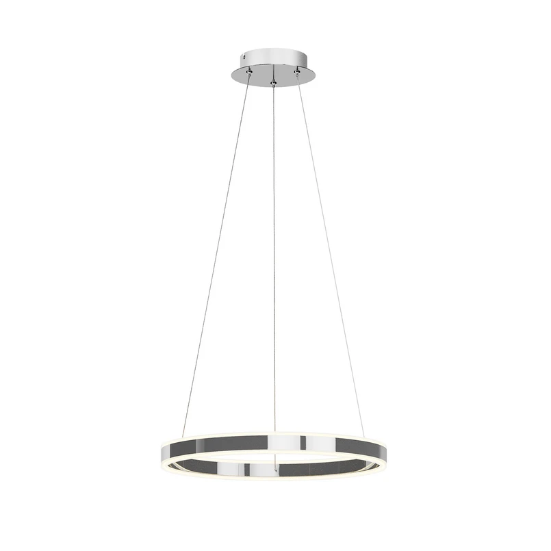 Lucande - Lyani Suspension Ø50 Chrome/White