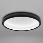 LED plafondlamp Reflexio, Ø 46cm, zwart