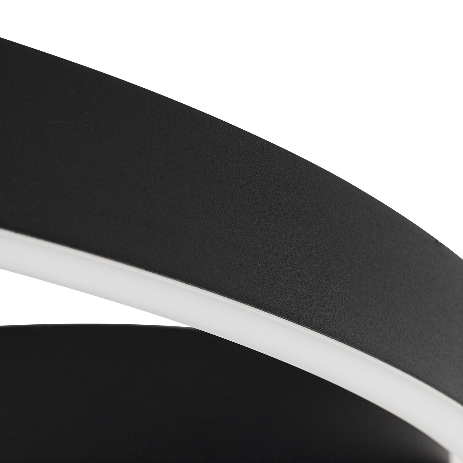 Candeeiro de teto LED inteligente Lucande Moise, preto, CCT, Tuya