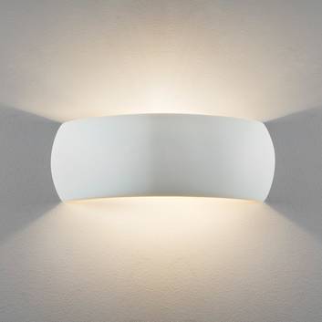 Astro Milo wandlamp van witte keramiek, 40 cm