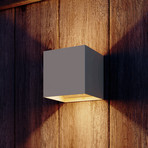 Calex LED-Akku-Sensor-Außenwandlampe Volterra up/down IP44