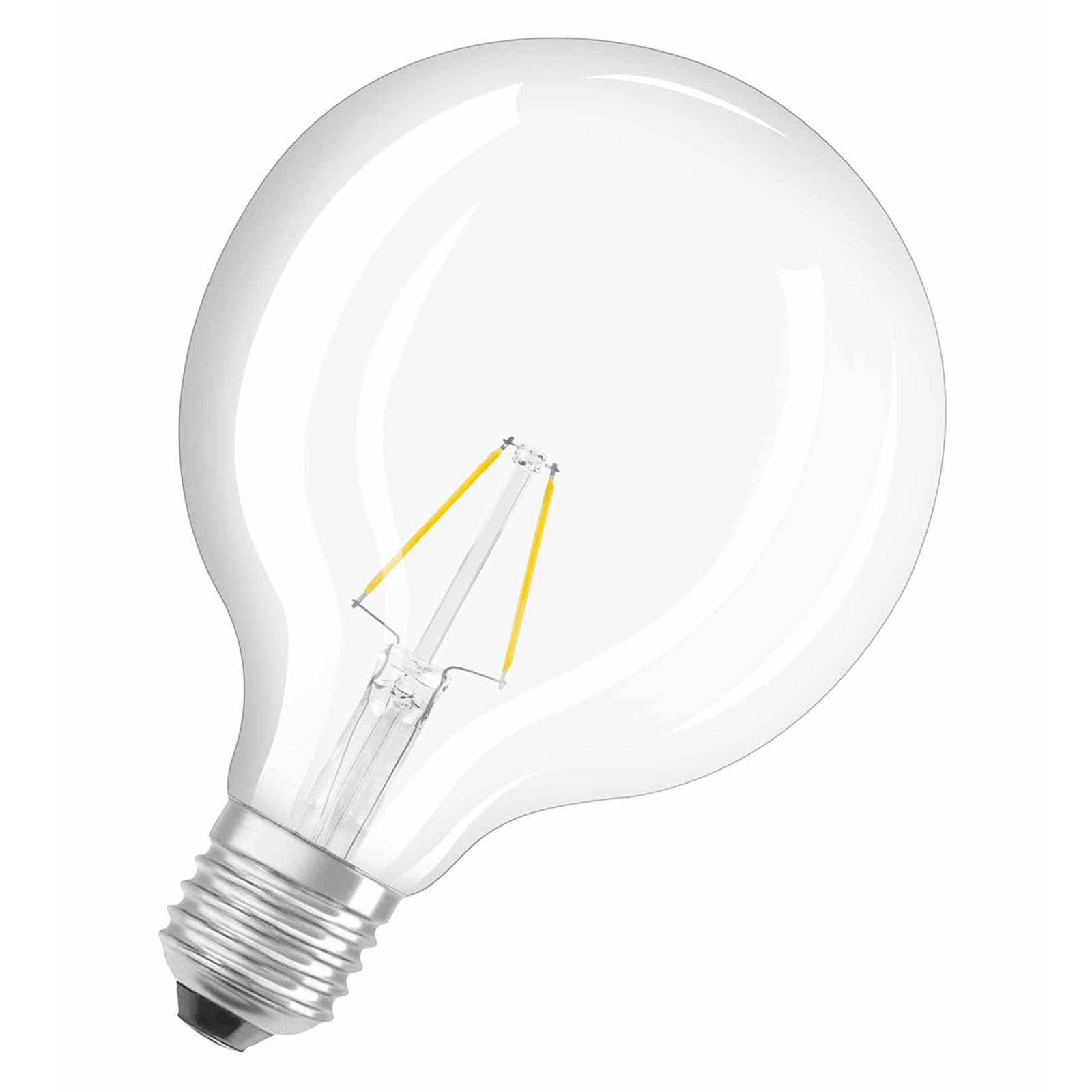 E-shop LED globe žiarovka E27 2,5 W 827 retrofit