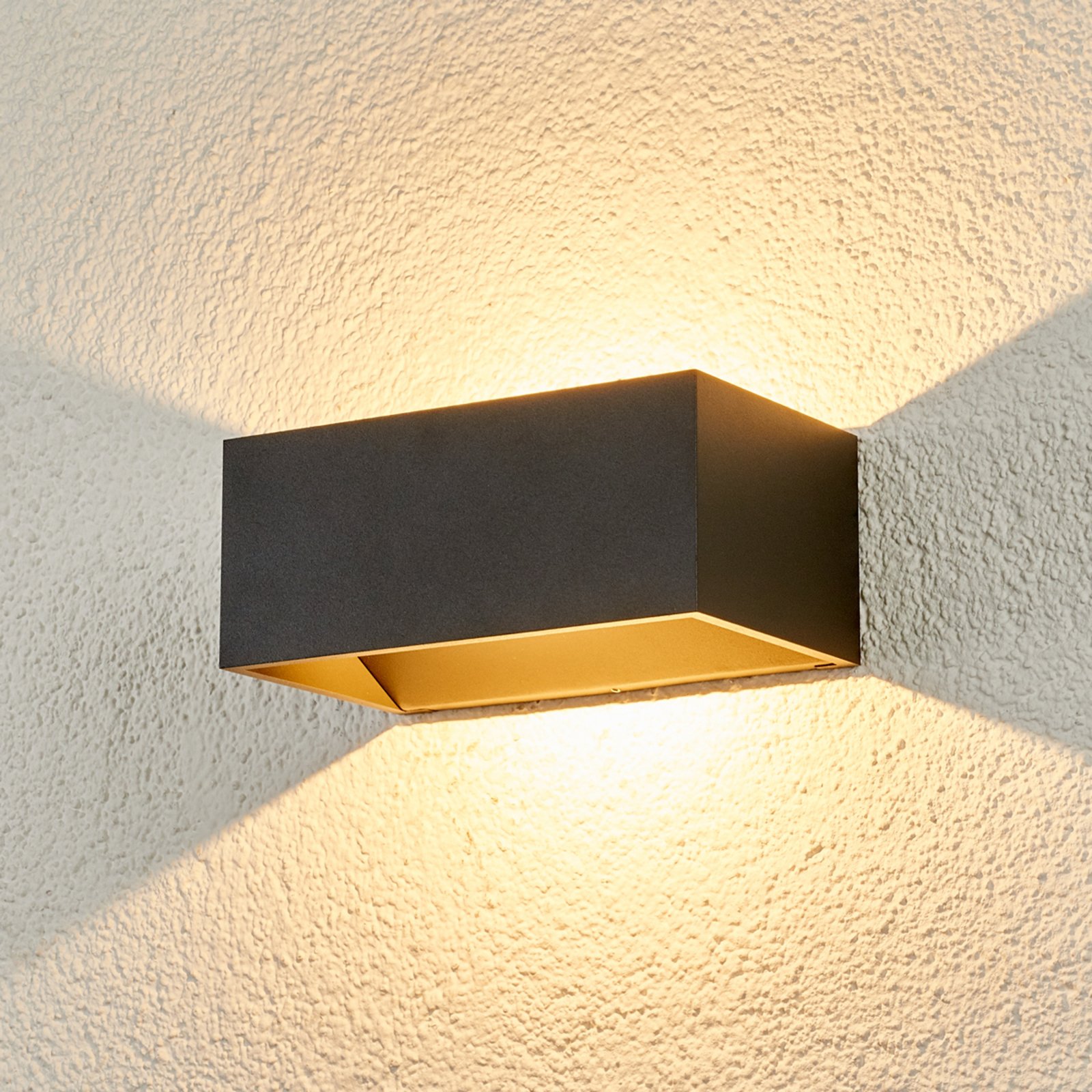Lampenwelt.com Applique d&#39;extérieur LED Kjella - LAMPENWELT.com
