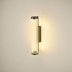 SLV LED-væglampe Quimera, bronzefarvet, højde 41 cm, CCT