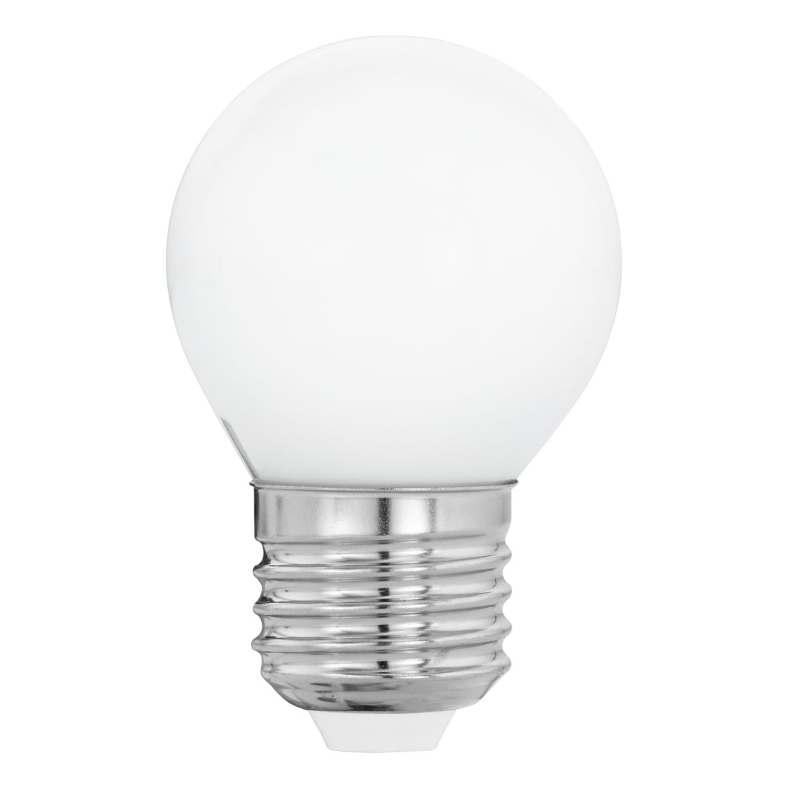 LED bulb E27 G45 4 W, warm white, opal