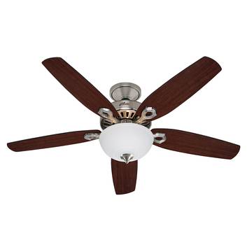 Hunter Builder Deluxe ceiling fan, chrome