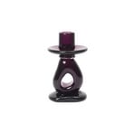 Portavelas Damo, morado, cristal, 16 cm de altura - ferm LIVING