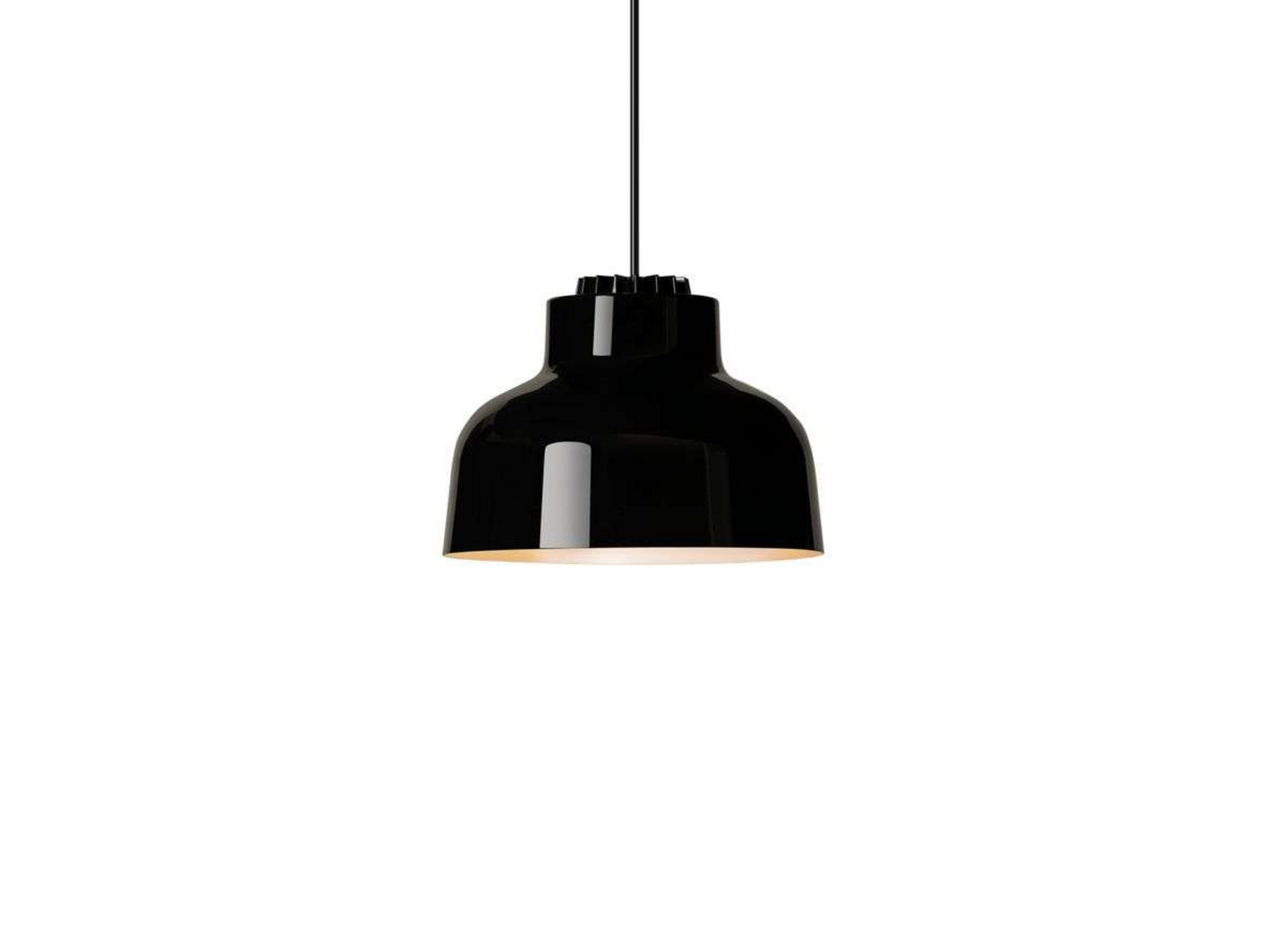 M64 Pendelleuchte Dim. Glossy Deep Black - Santa & Cole
