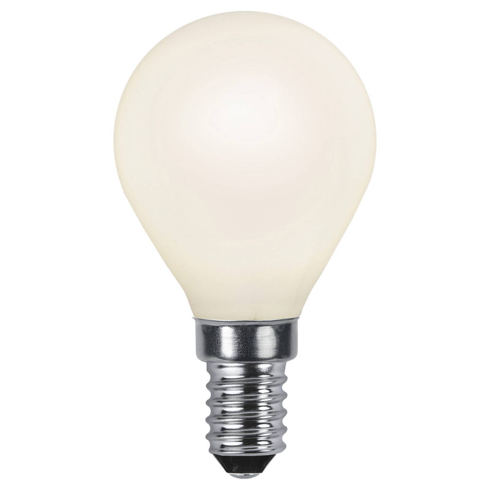 Image of STAR TRADING Ampoule goutte LED E14 2 700 K opale Ra90 3 W 7391482032164
