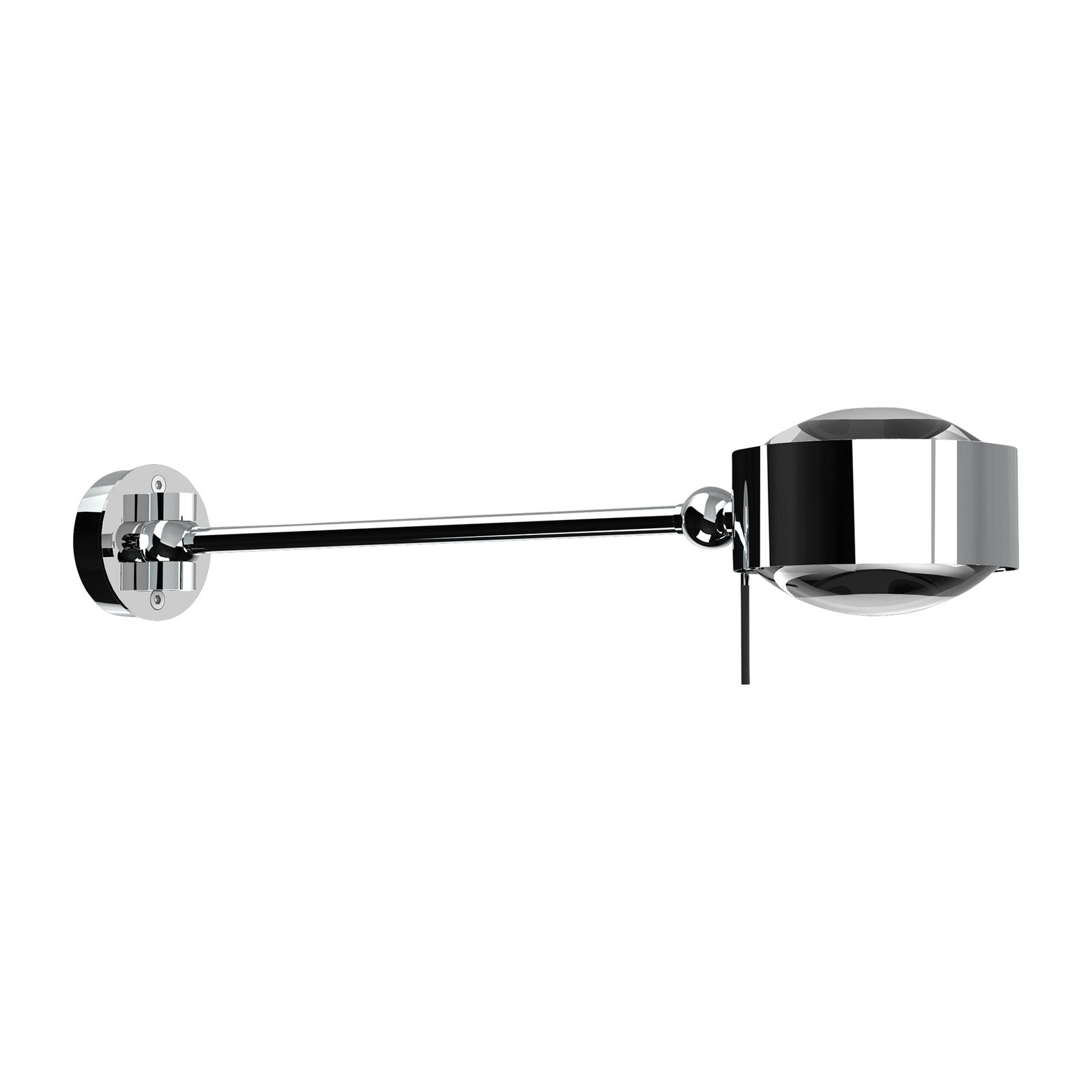 Puk Maxx Hotel G9 wall light, 30cm, clear lenses
