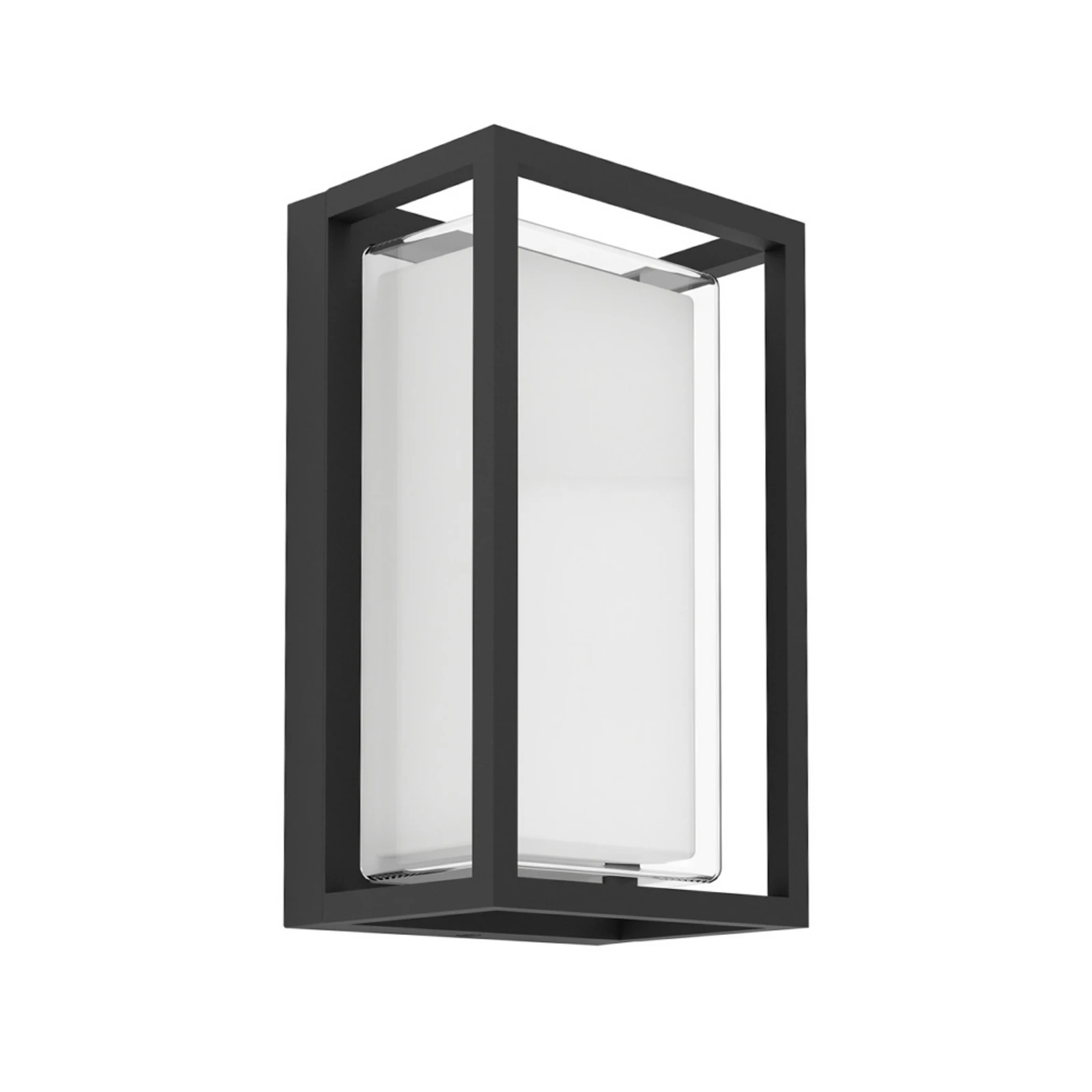 EGLO LED-anduriga välisvalgusti GENOVESE, must, 24 cm, IP65, CCT