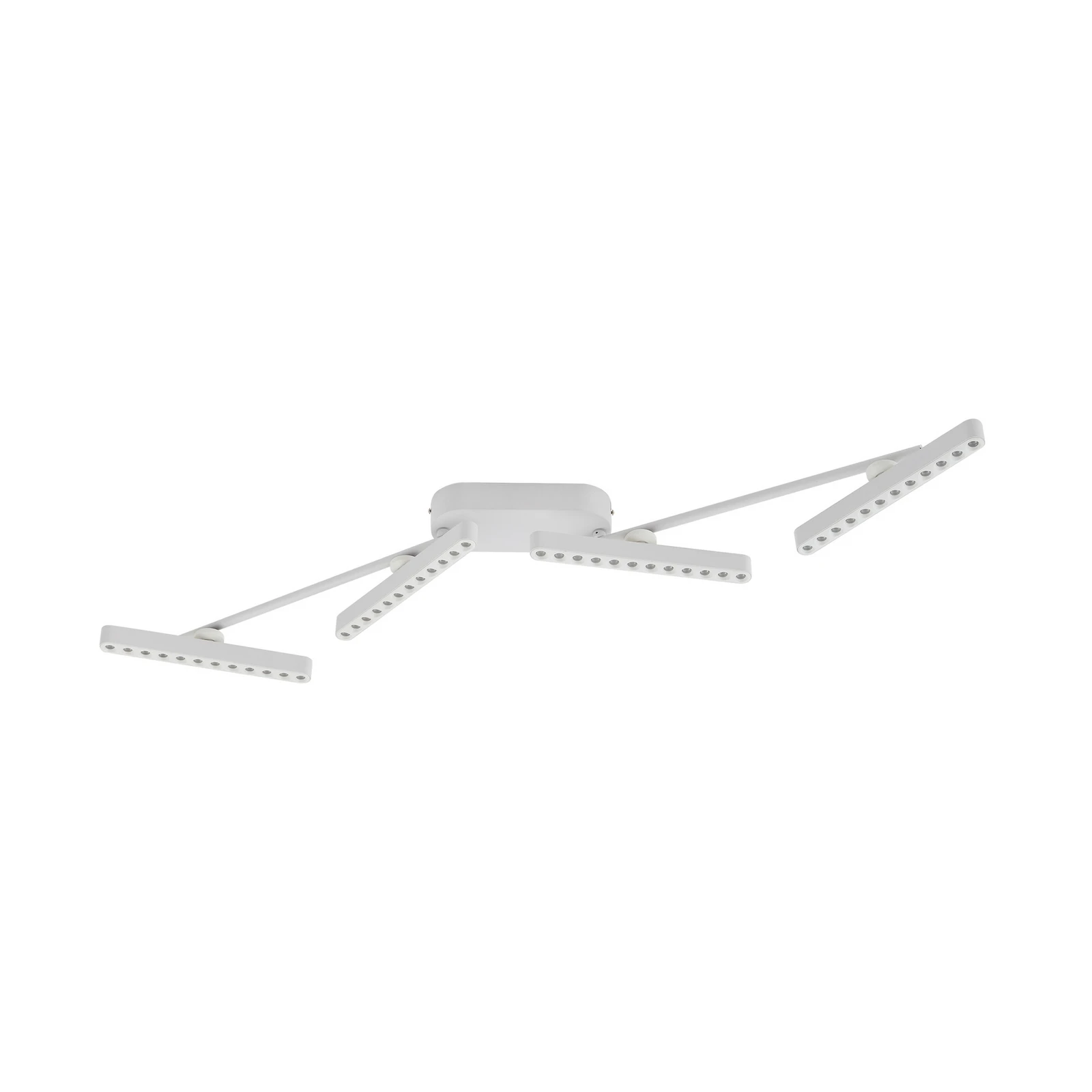 Lindby LED-es reflektor Eldrin, fehér, 4 lámpás, fénypontok
