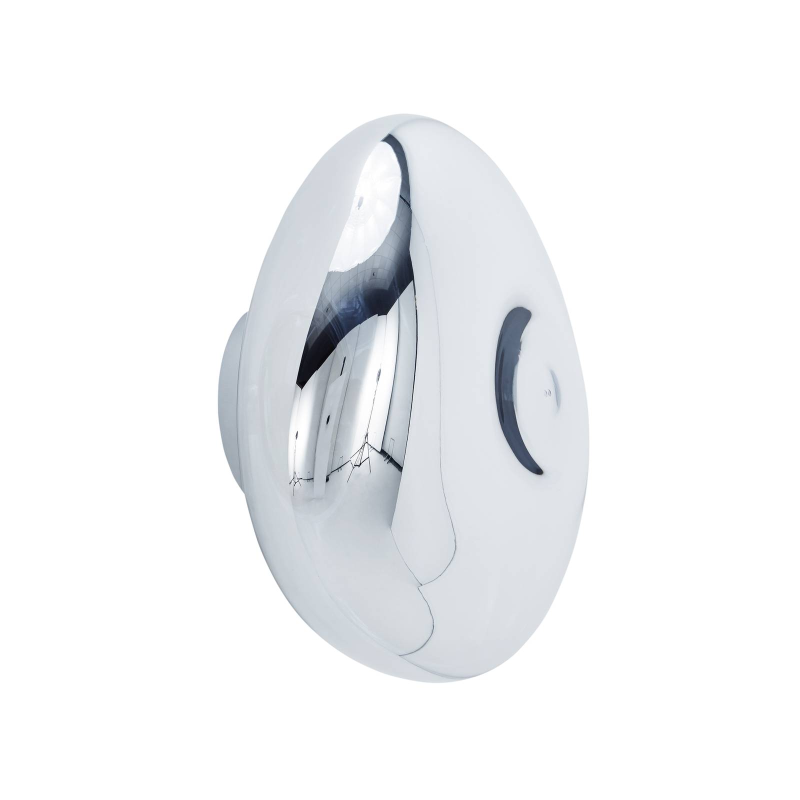 Tom Dixon LED-Wandleuchte Melt Surface, Ø 50 cm, chrom