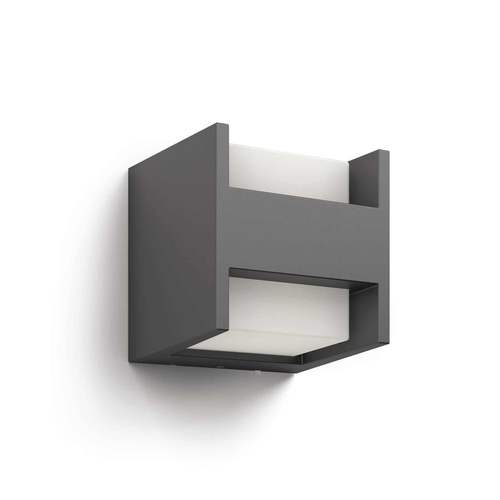 Philips LED-Außenwandleuchte Arbour UE, 2-flg. 2.700 K