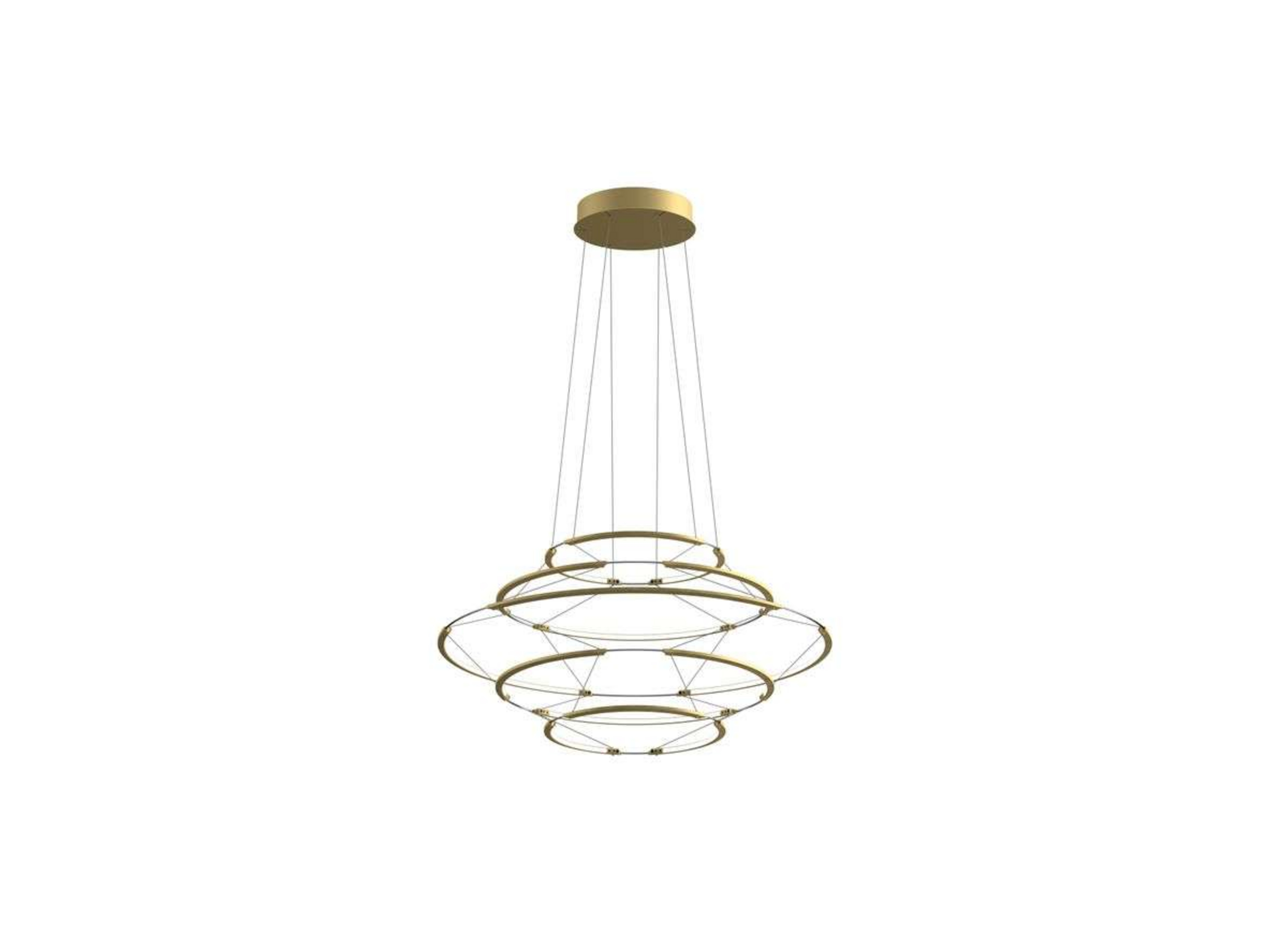 Drop 5 Pendelleuchte Satin Gold - Nemo Lighting