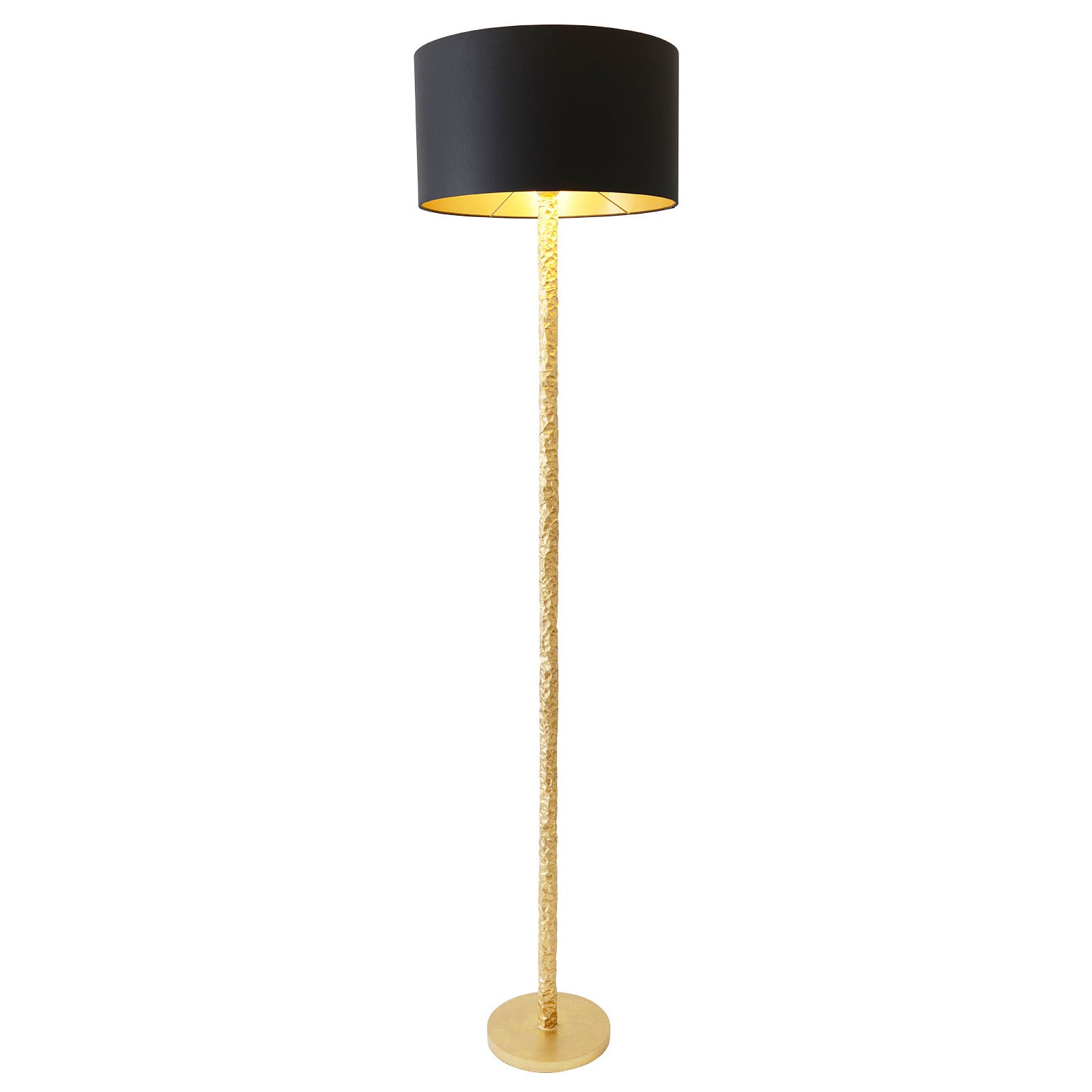 Stehlampe Cancelliere Rotonda Chintz schwarz/gold